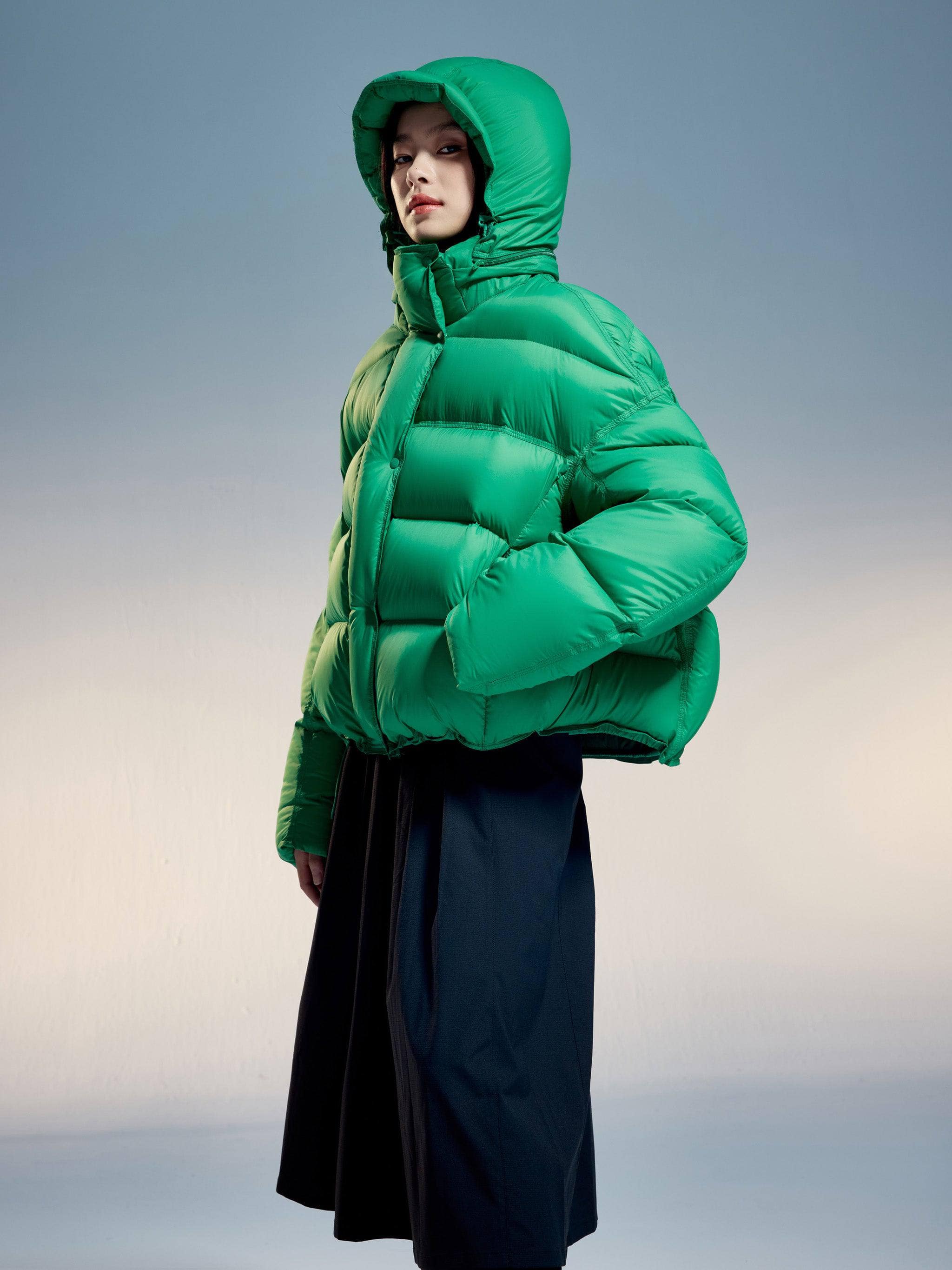 BOSIDENG 2024 Adjustable Puffer With Detachable Hood Puffer