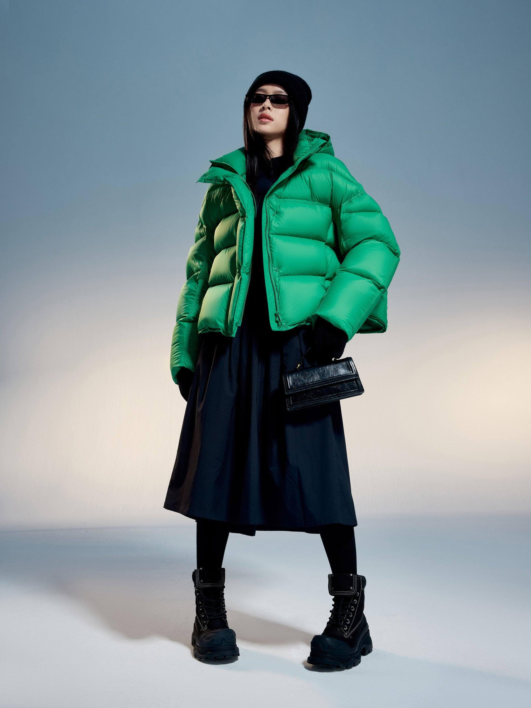 BOSIDENG 2024 Adjustable Puffer With Detachable Hood Puffer