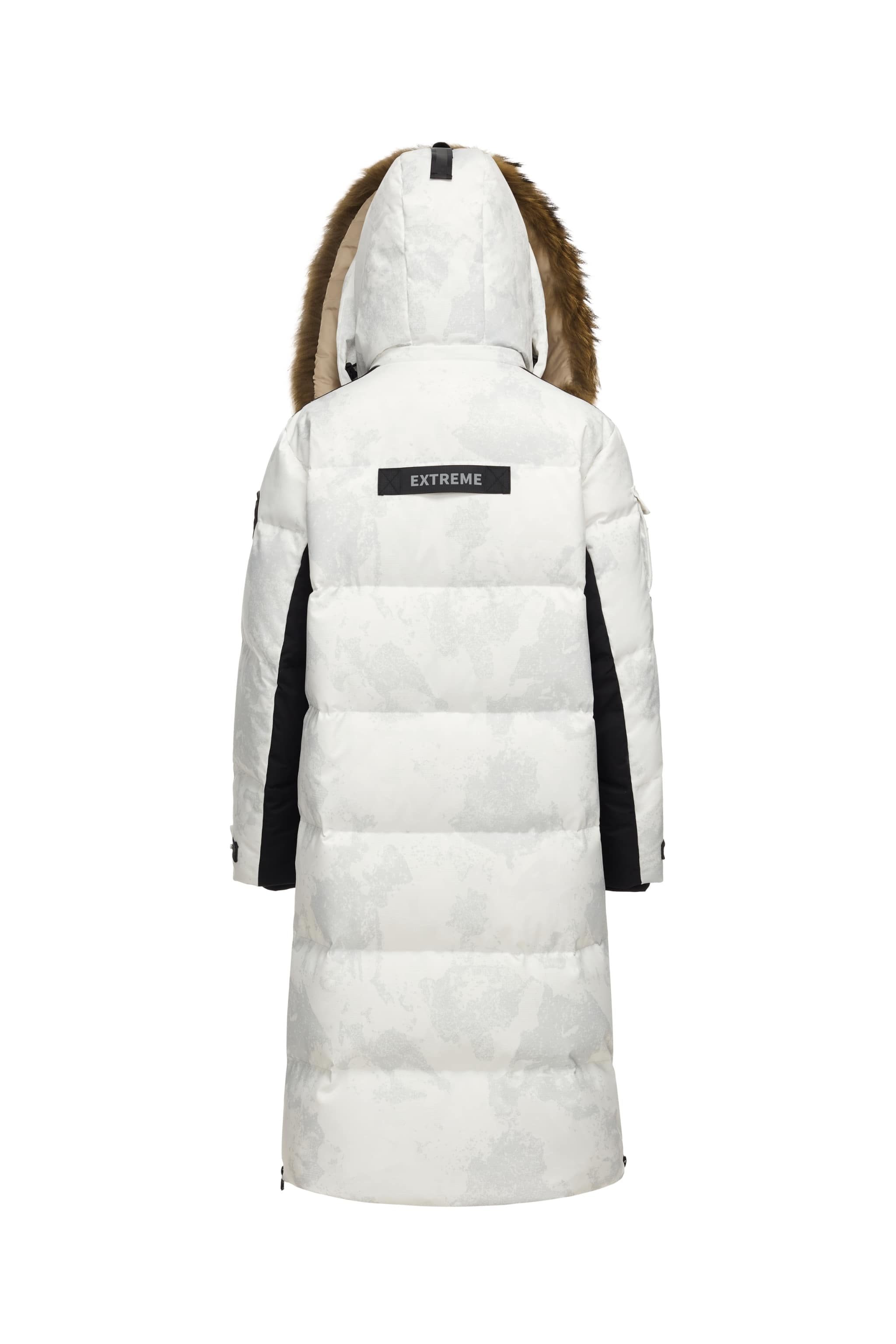 Classic Extreme Full Length Goose Down Parka Fur Hood