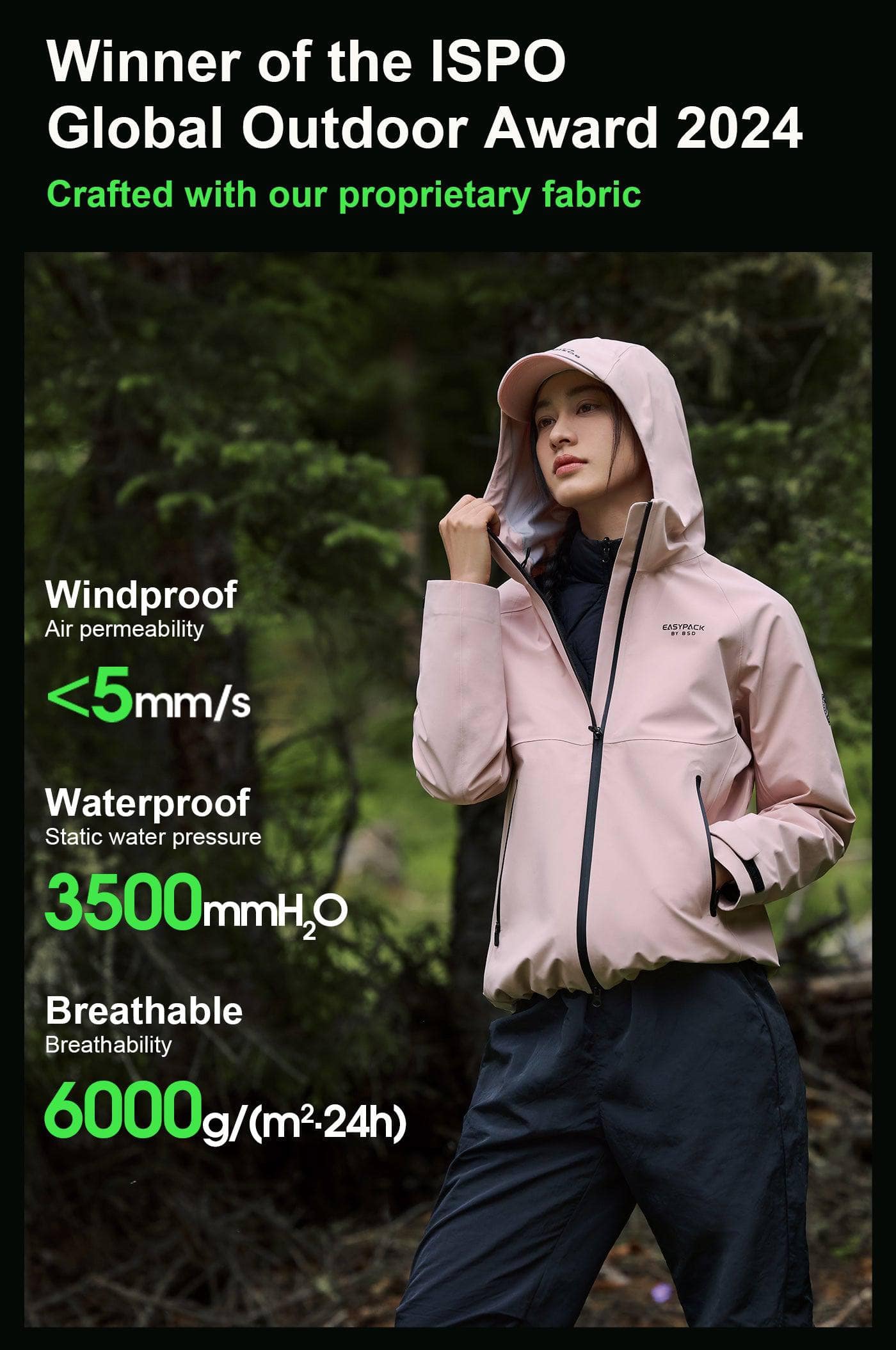 BOSIDENG 2024 DIBIAN EASY-PACK 3 in 1 Down Jacket