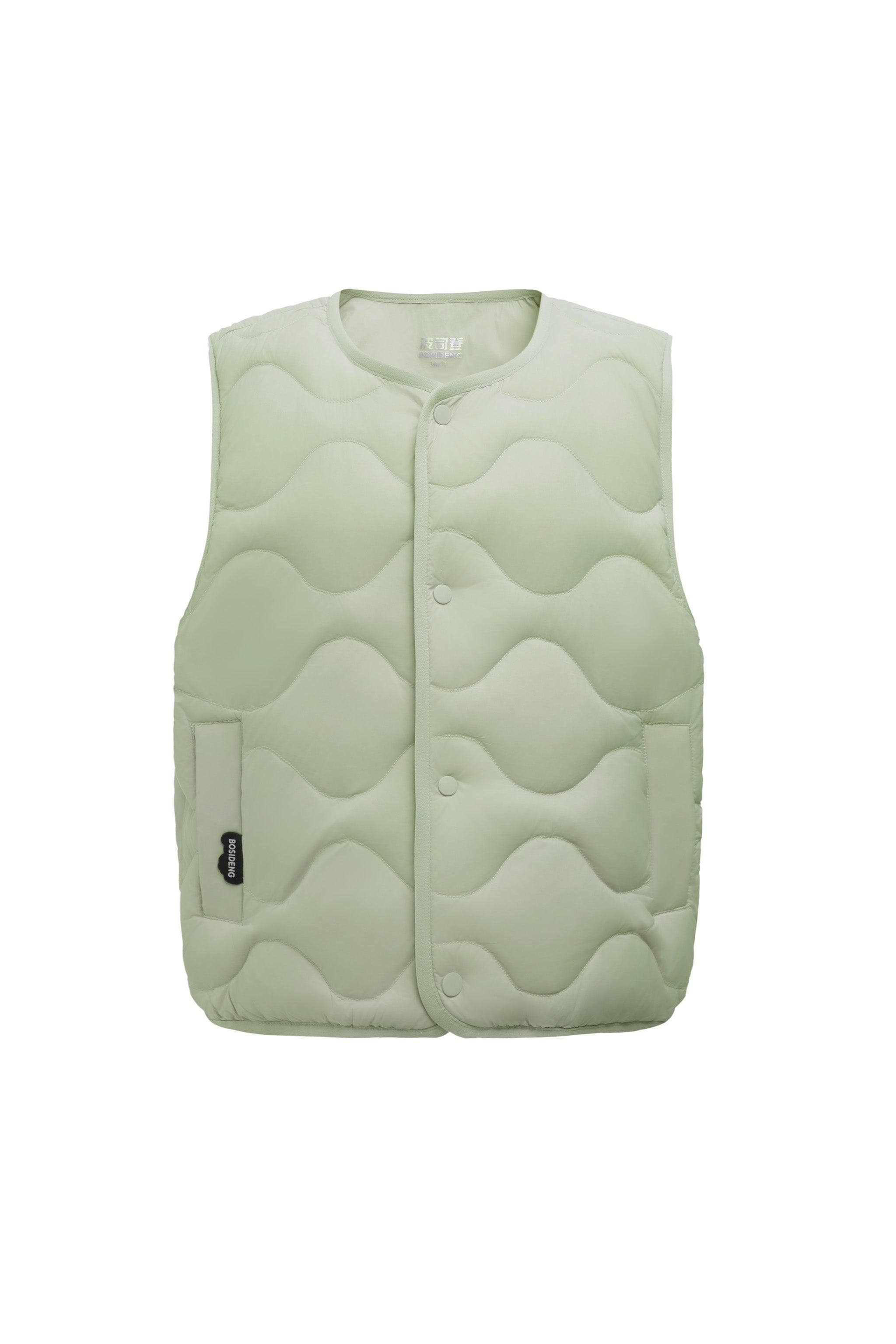 BOSIDENG 2024 Junior's Multi-Layer System Down Set Gilet / 6-7YR / Avocado Green