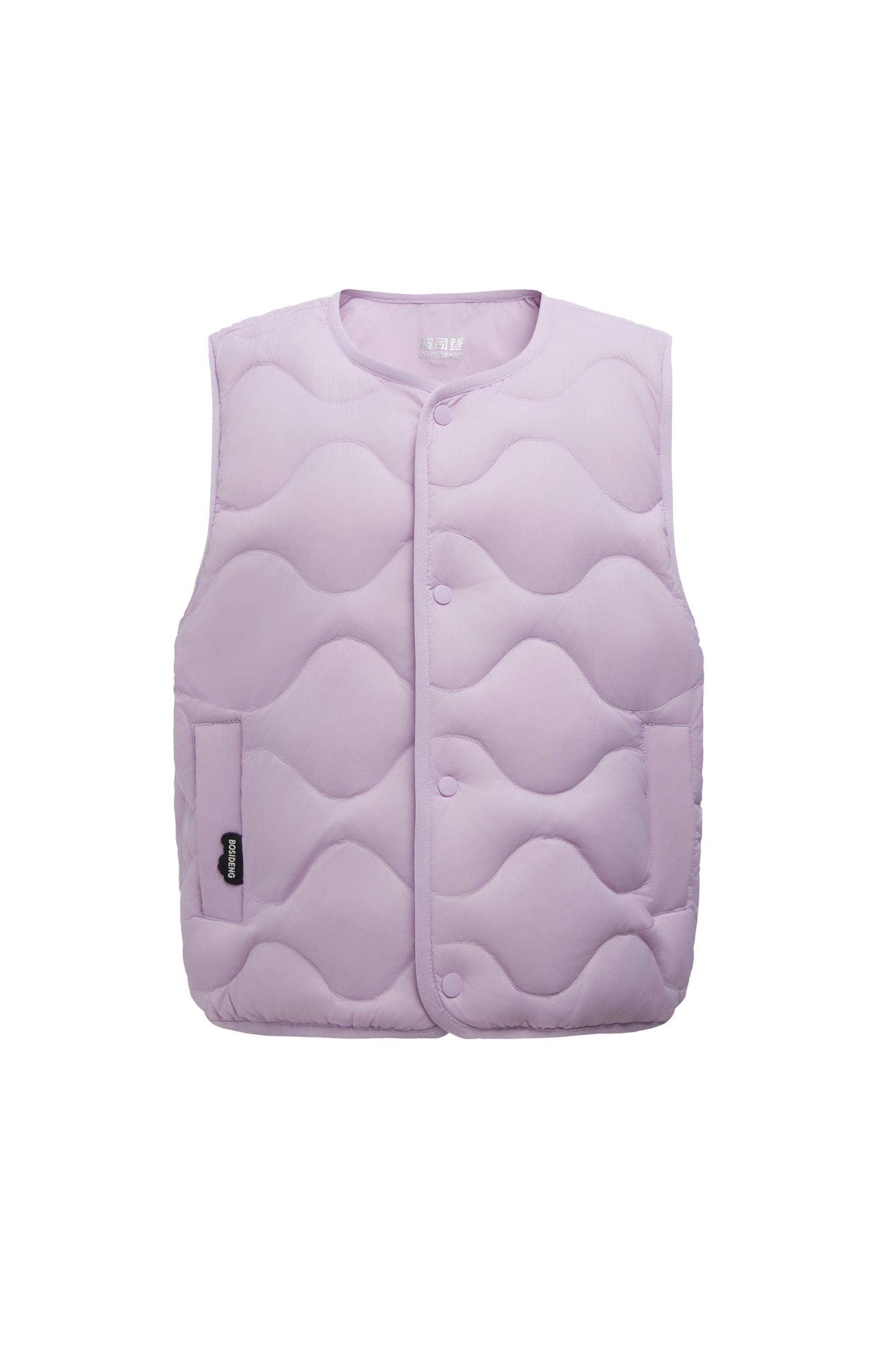 BOSIDENG 2024 Junior's Multi-Layer System Down Set Gilet / 6-7YR / Ice Purple