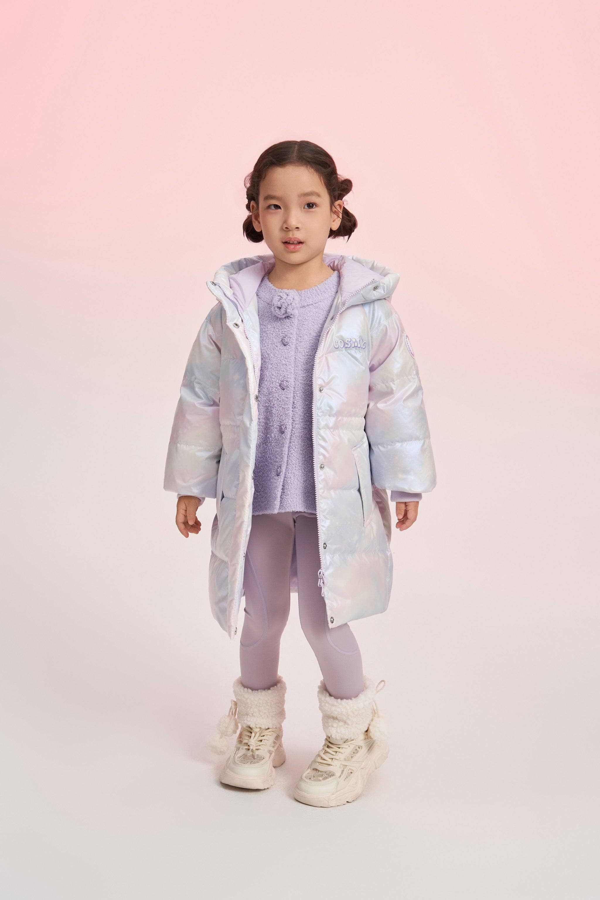 BOSIDENG 2024 Girl's Floppy Bunny Down Coat Jackets