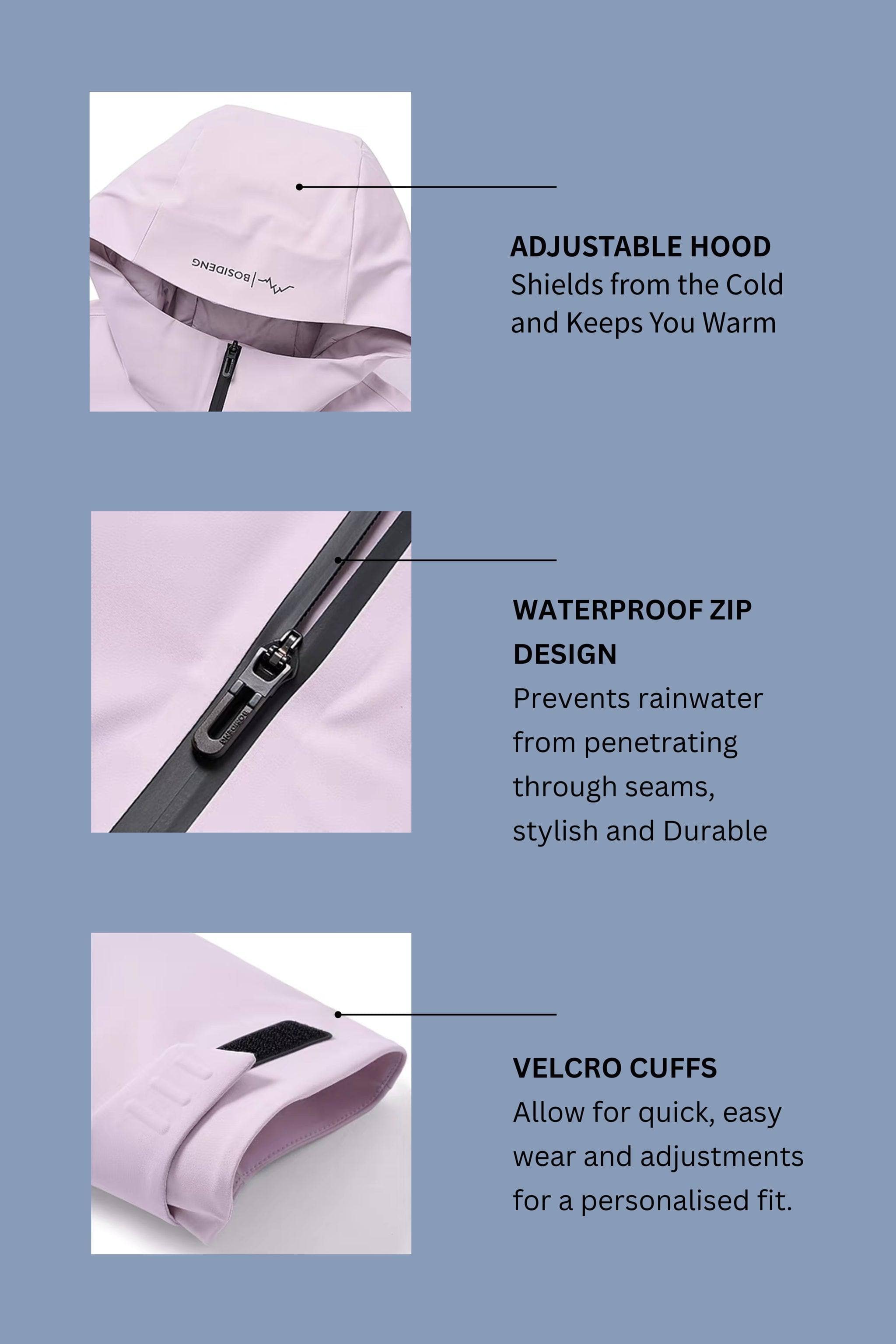 BOSIDENG 2024 Goose Down Hoody Windstopper 2400 Jackets