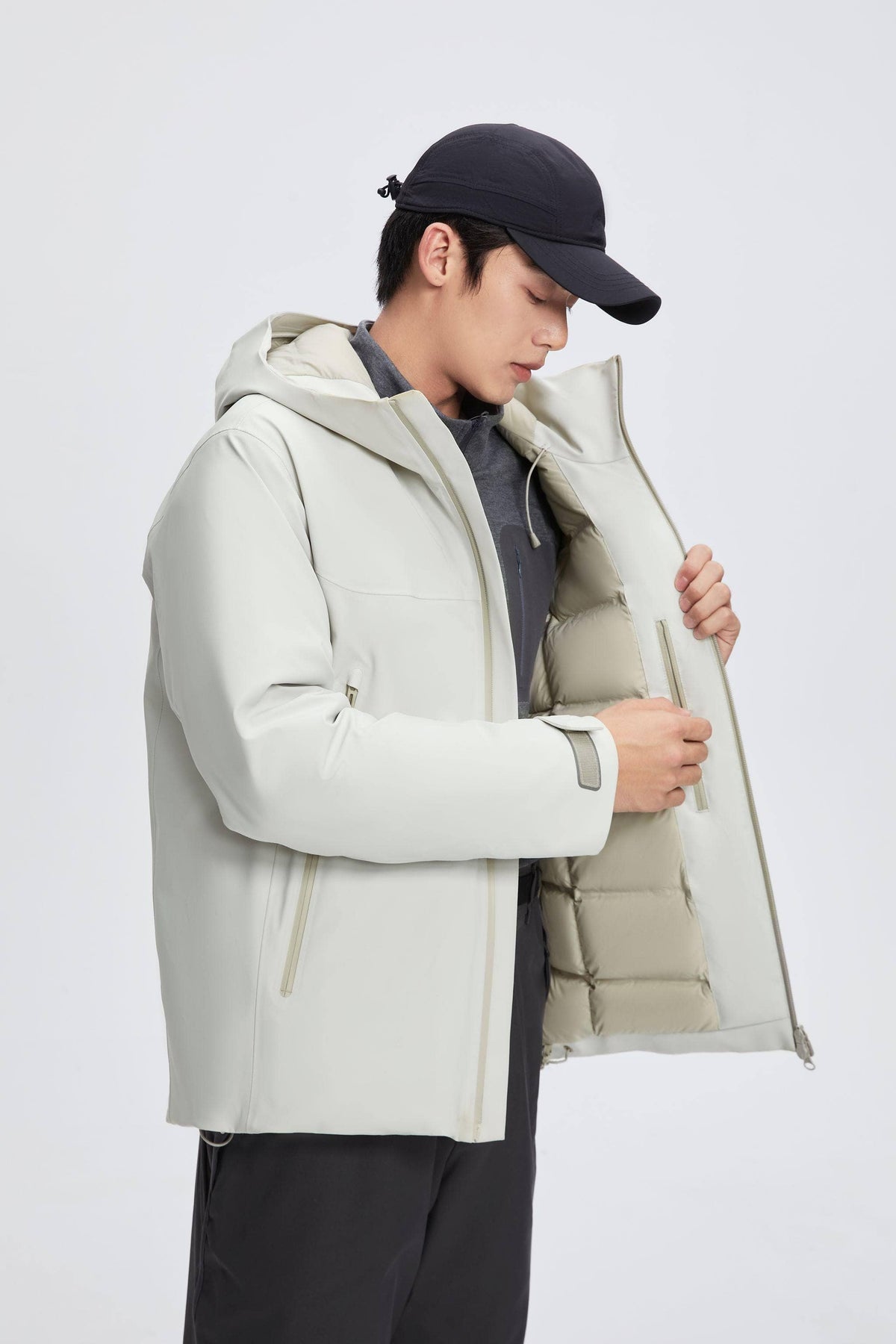 Goose Down Hoody Windstopper 2400