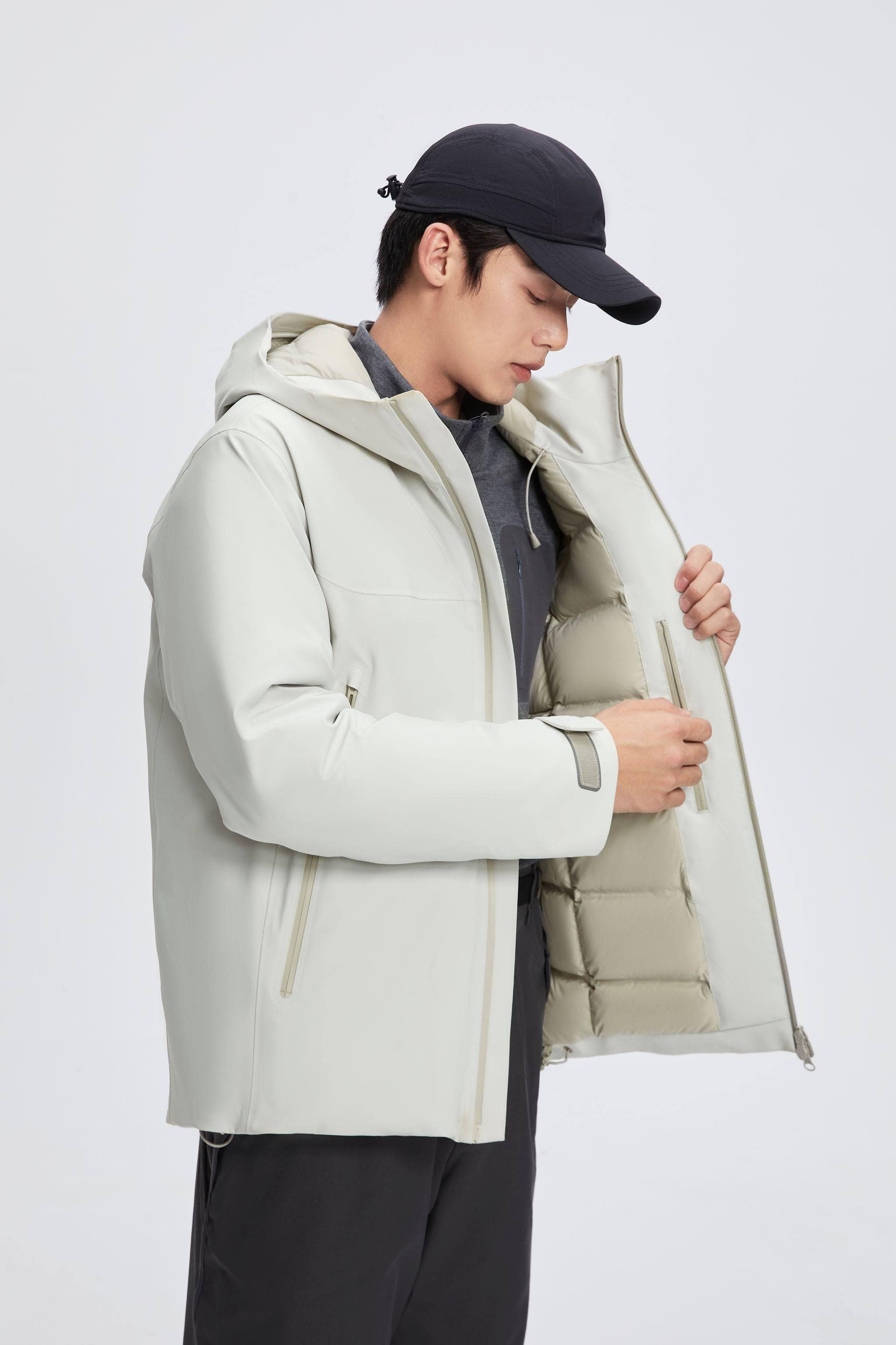 BOSIDENG 2024 Goose Down Hoody Windstopper 2400 Jackets