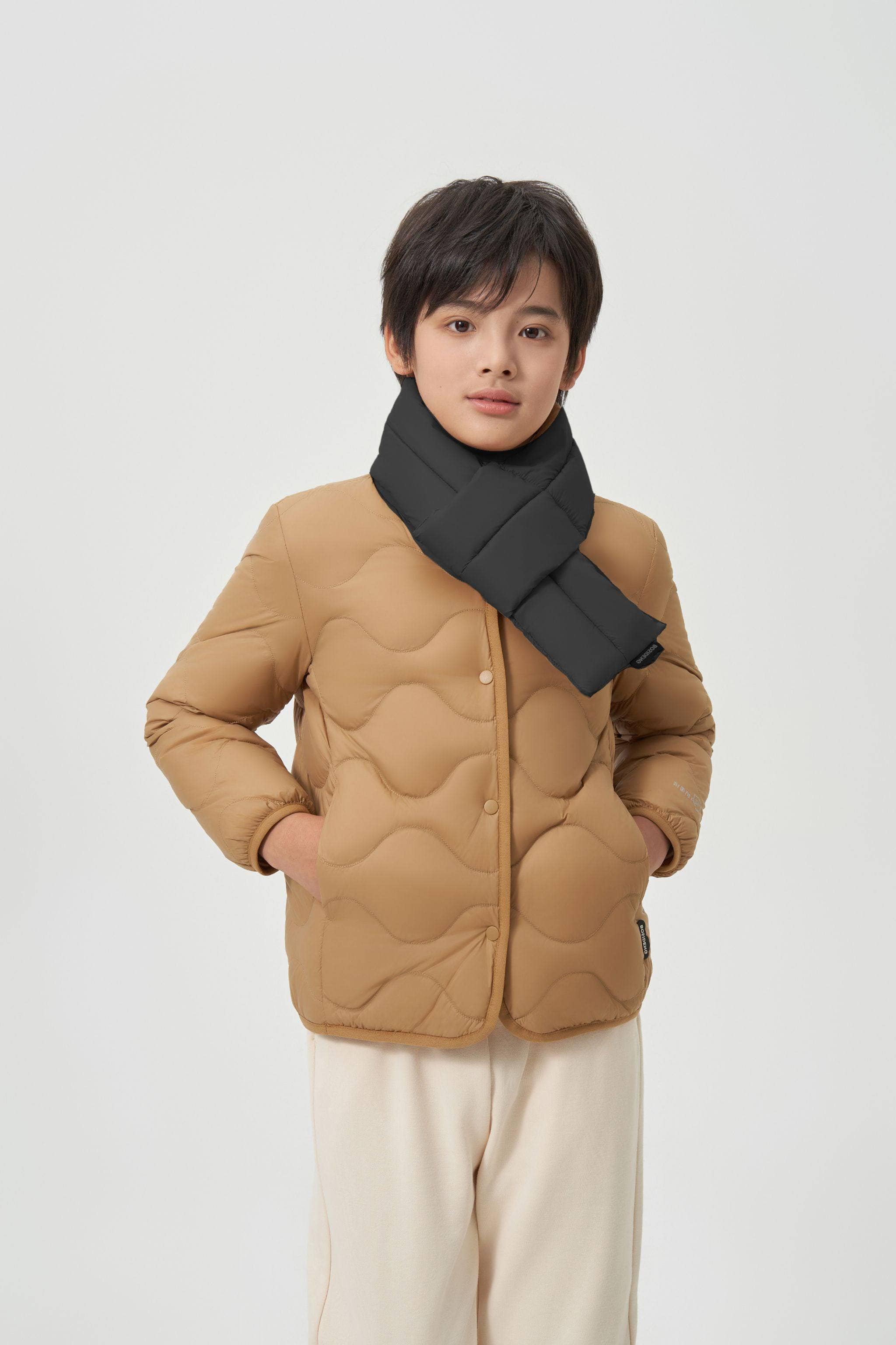 BOSIDENG 2024 Junior Multi-Layer System Down Scarf 0020