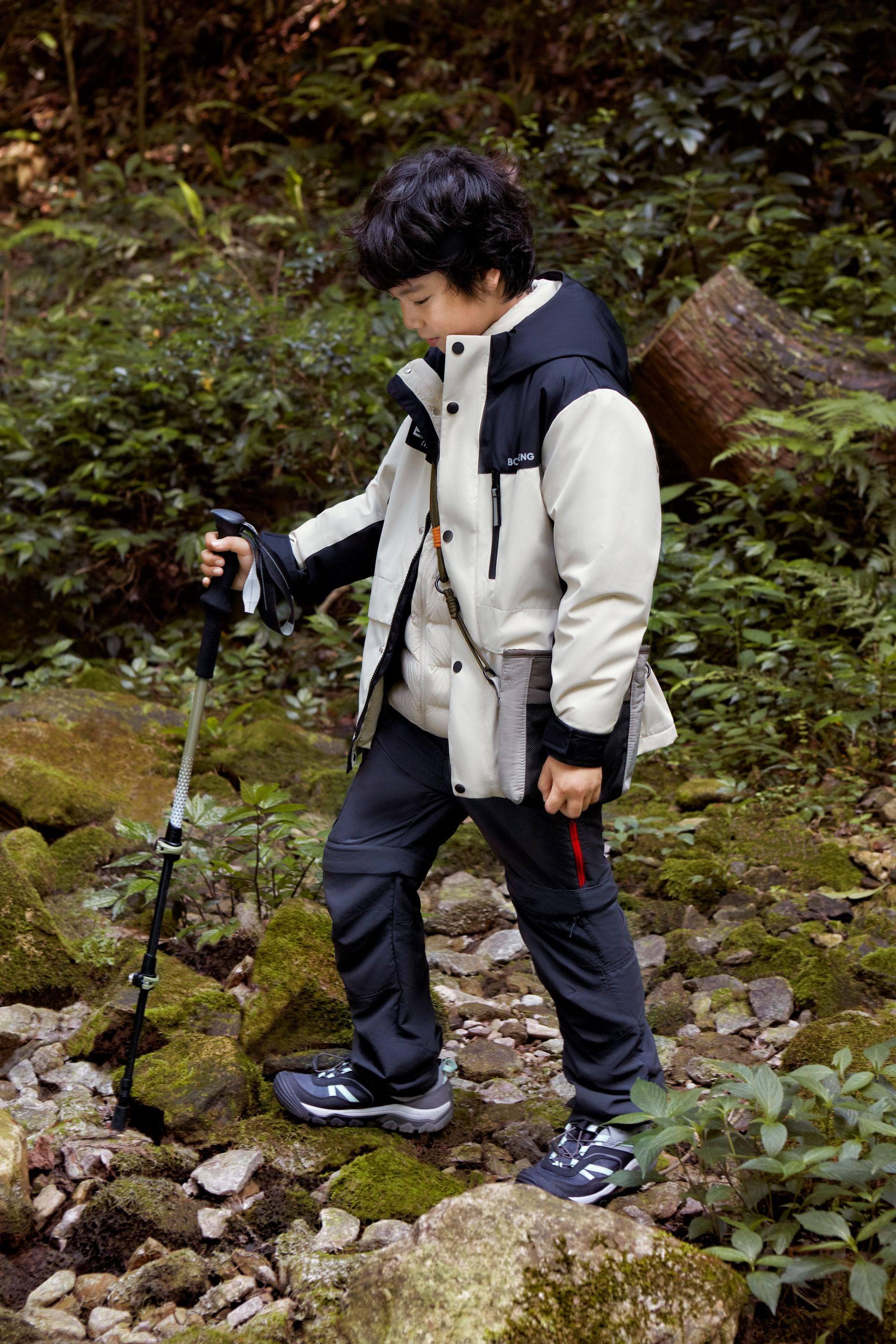 BOSIDENG 2024 Kid's 3-in-1 Functional Down Jacket 2340