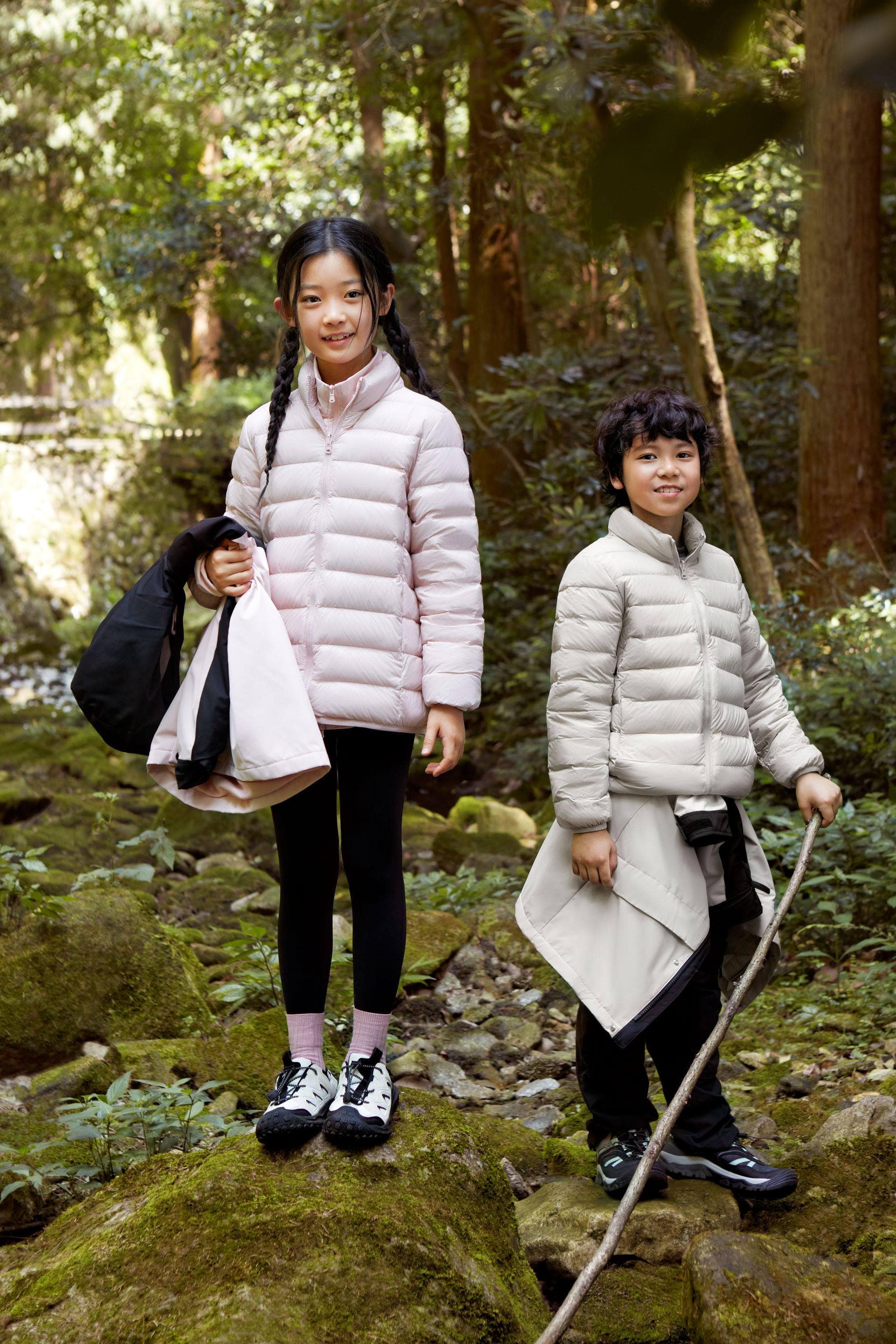 BOSIDENG 2024 Kid's 3-in-1 Functional Down Jacket 2340