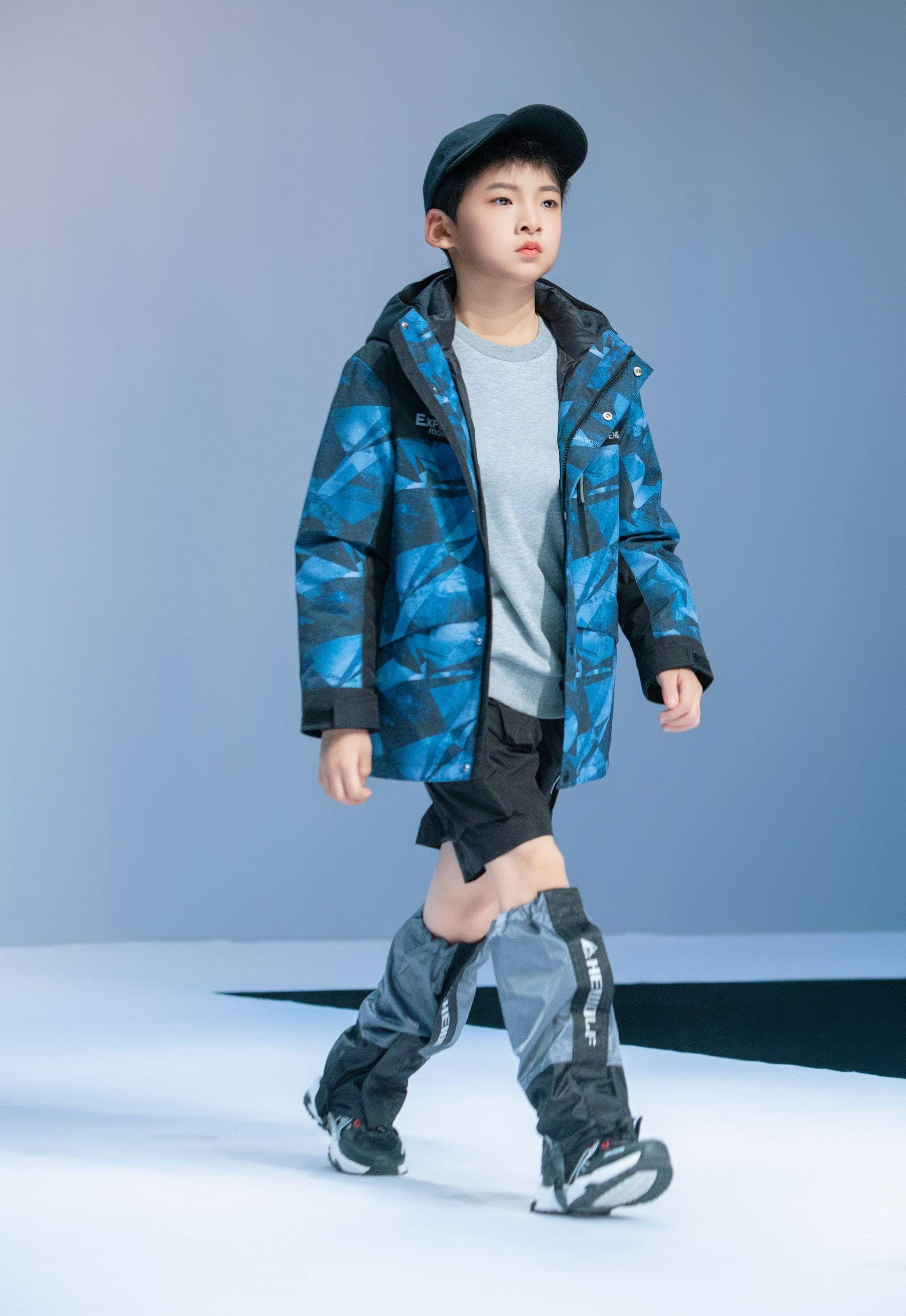 BOSIDENG 2024 Kid's 3-in-1 Functional Down Jacket 2340