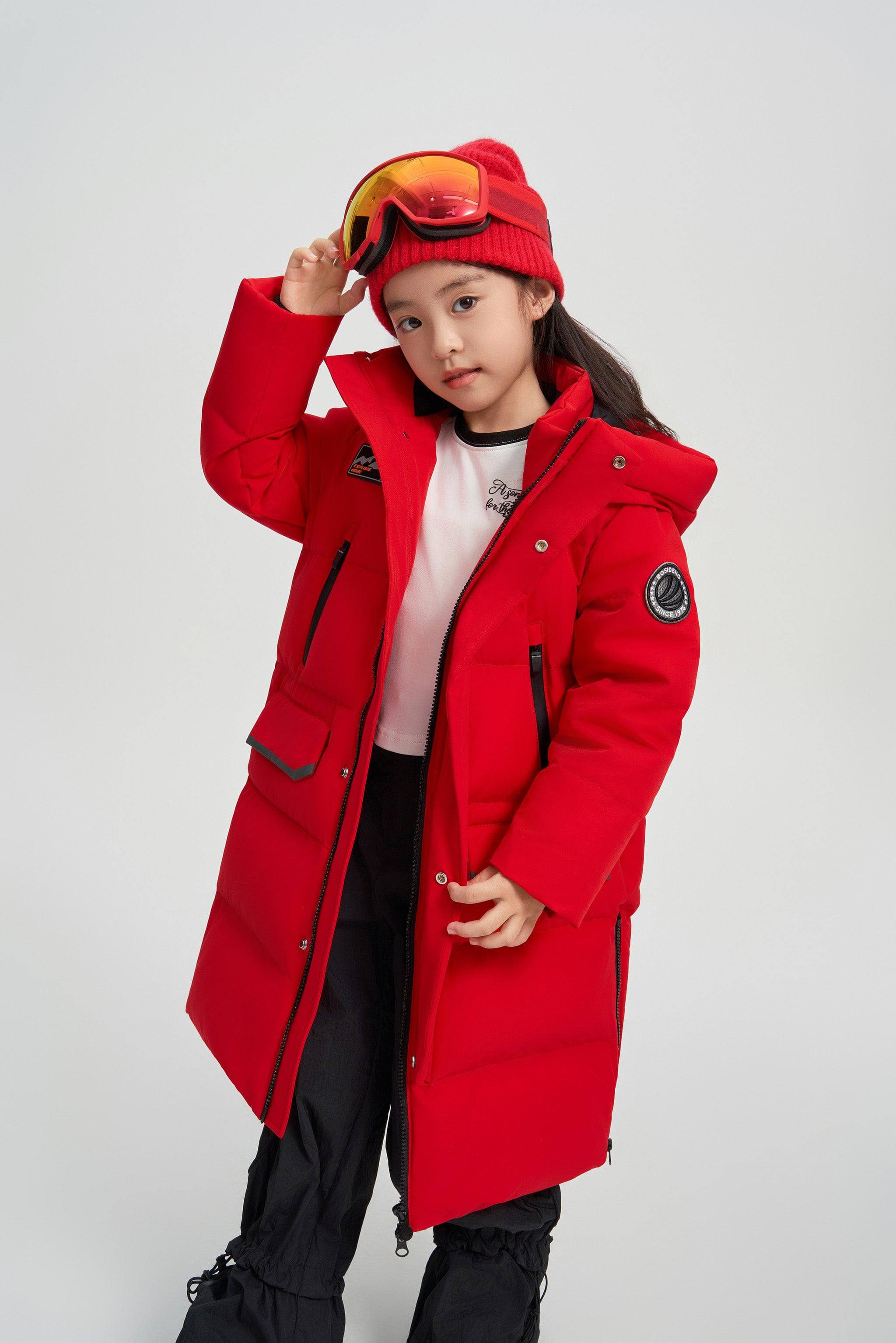 Kid's Classic Extreme Down Coat — The Kid's Classic Extreme Down Coat combines warmth and durability with a timeless — view 9; water-resistant, windproof