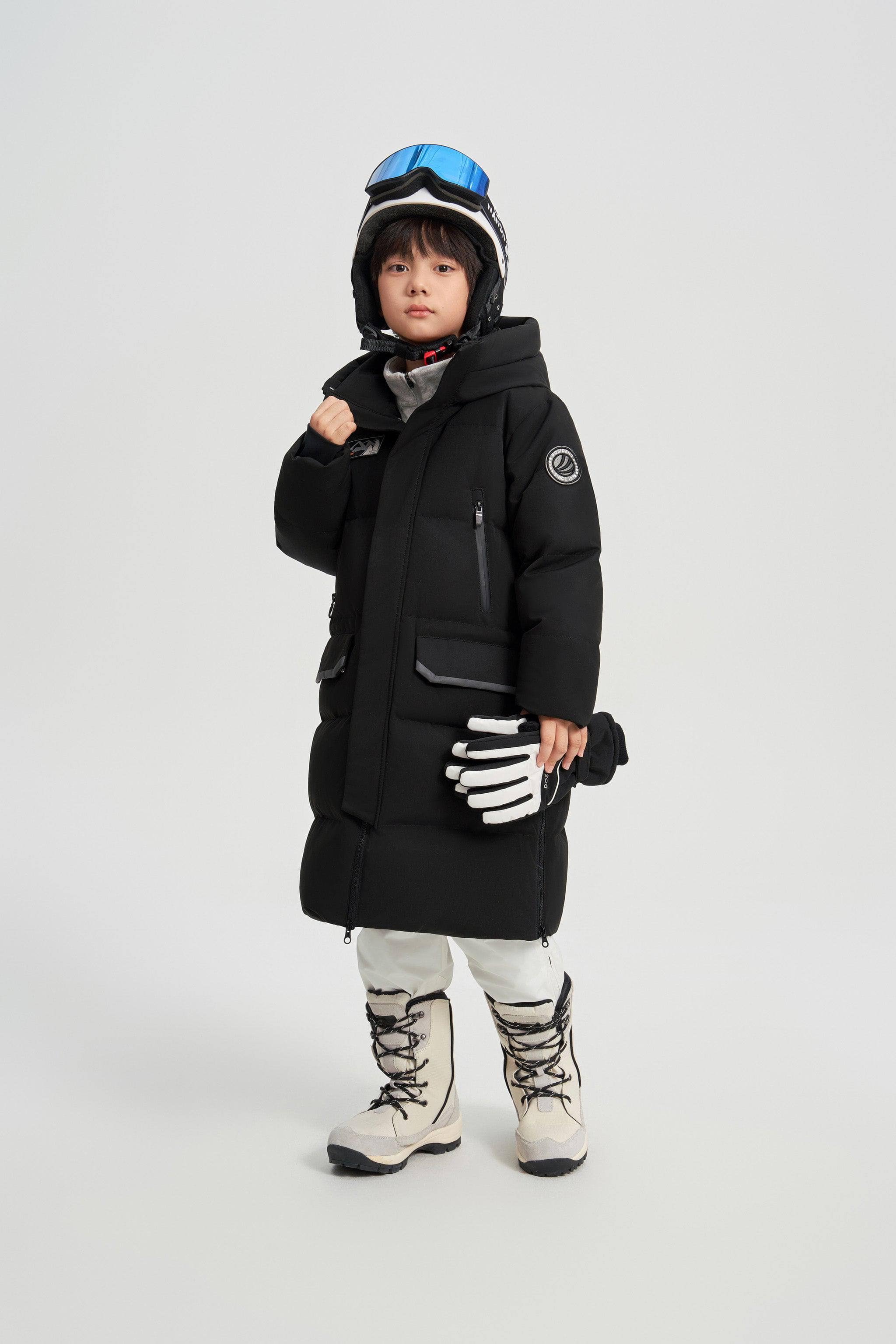 Kid's Classic Extreme Down Coat — The Kid's Classic Extreme Down Coat combines warmth and durability with a timeless; water-resistant, windproof