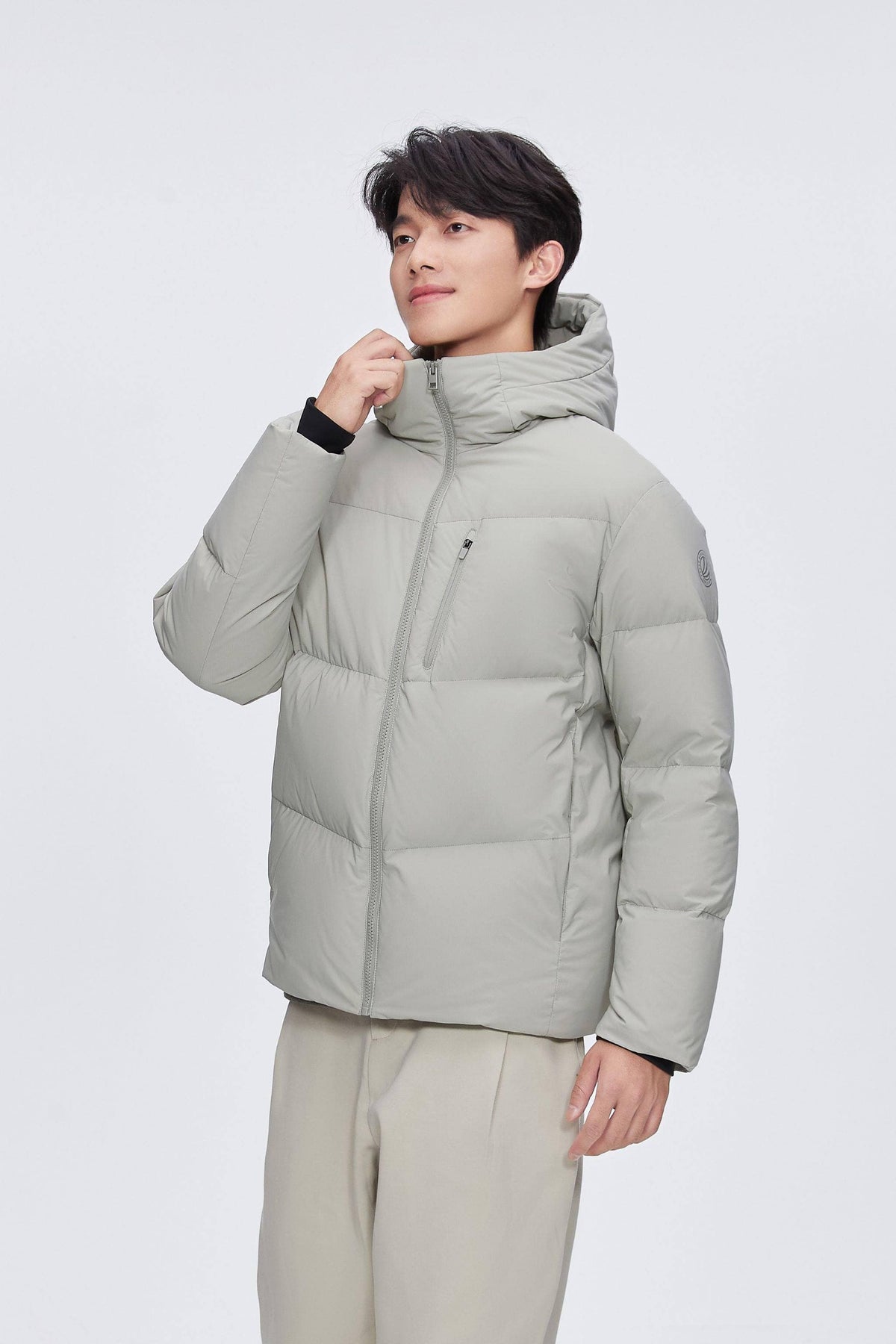 Men's Down Coat With Hood 5303