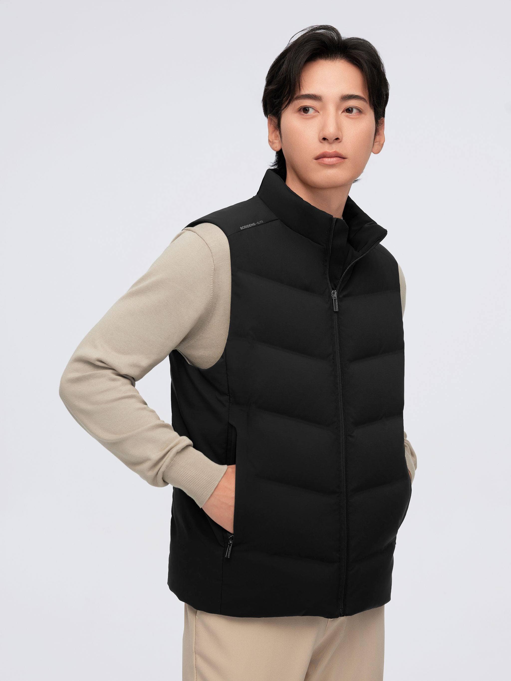 Men's Goose Down Smart Gilet 4101 — The Gilet blends optimal warmth and style with 700+ fill goose down — view 6; windproof