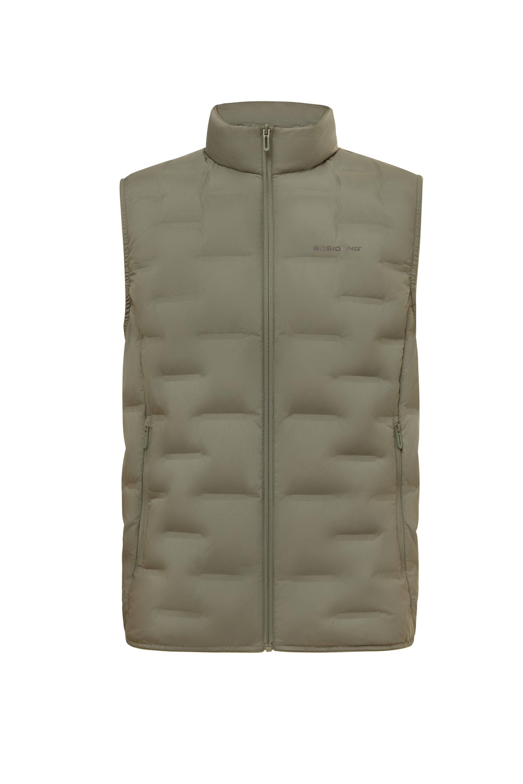 BOSIDENG 2024 Men's Goose Down Stand Collar Gilet 1031