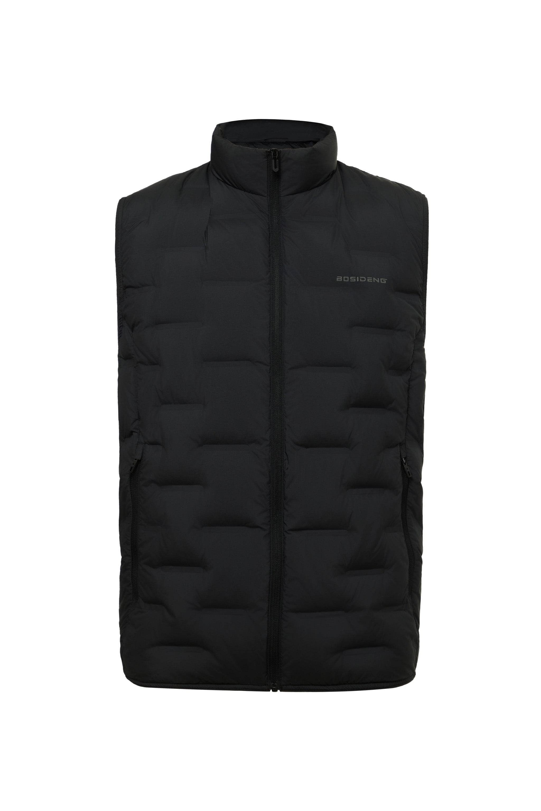 BOSIDENG 2024 Men's Goose Down Stand Collar Gilet 1031