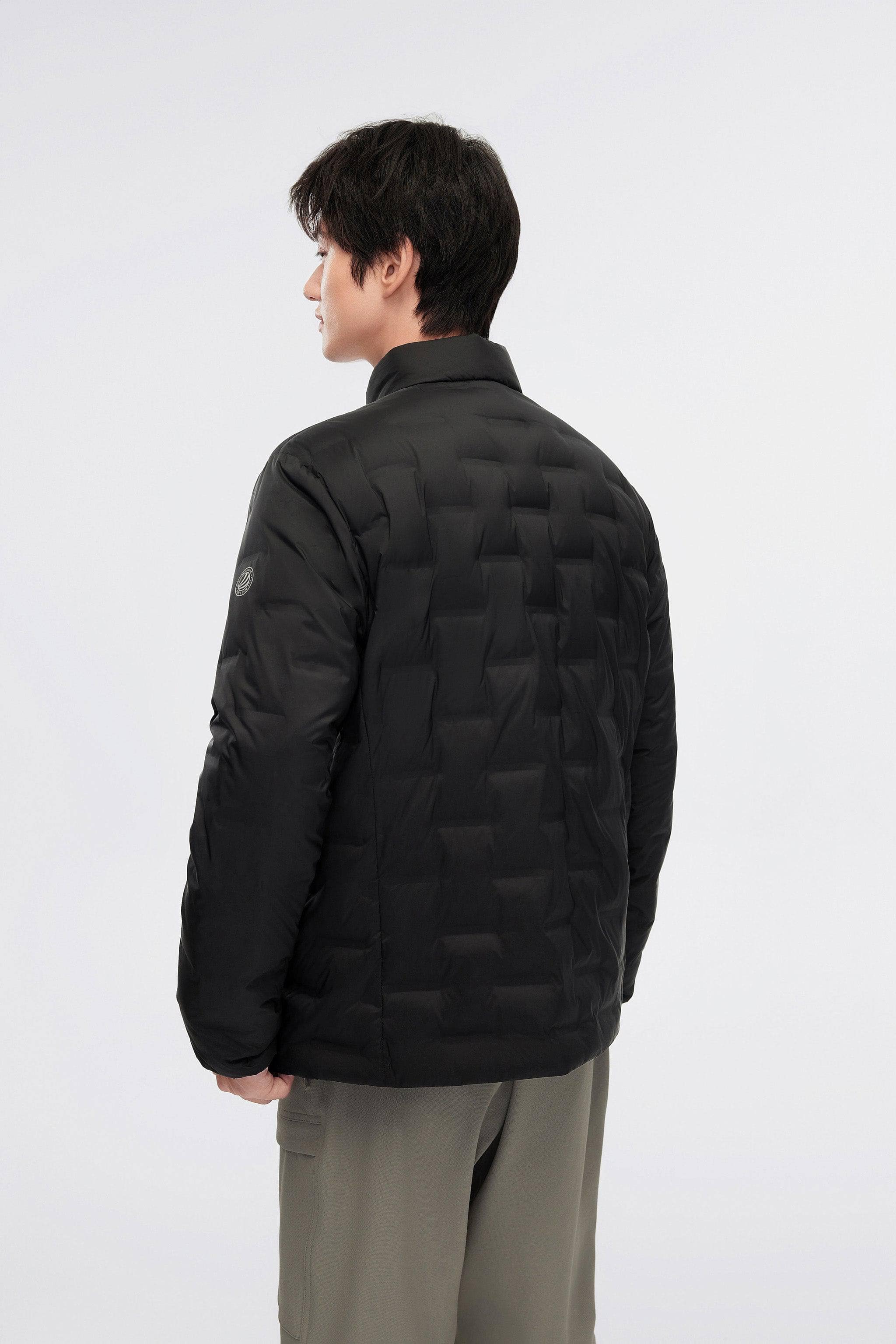 BOSIDENG 2024 Men's Goose Down Stand Collar Jacket 1033