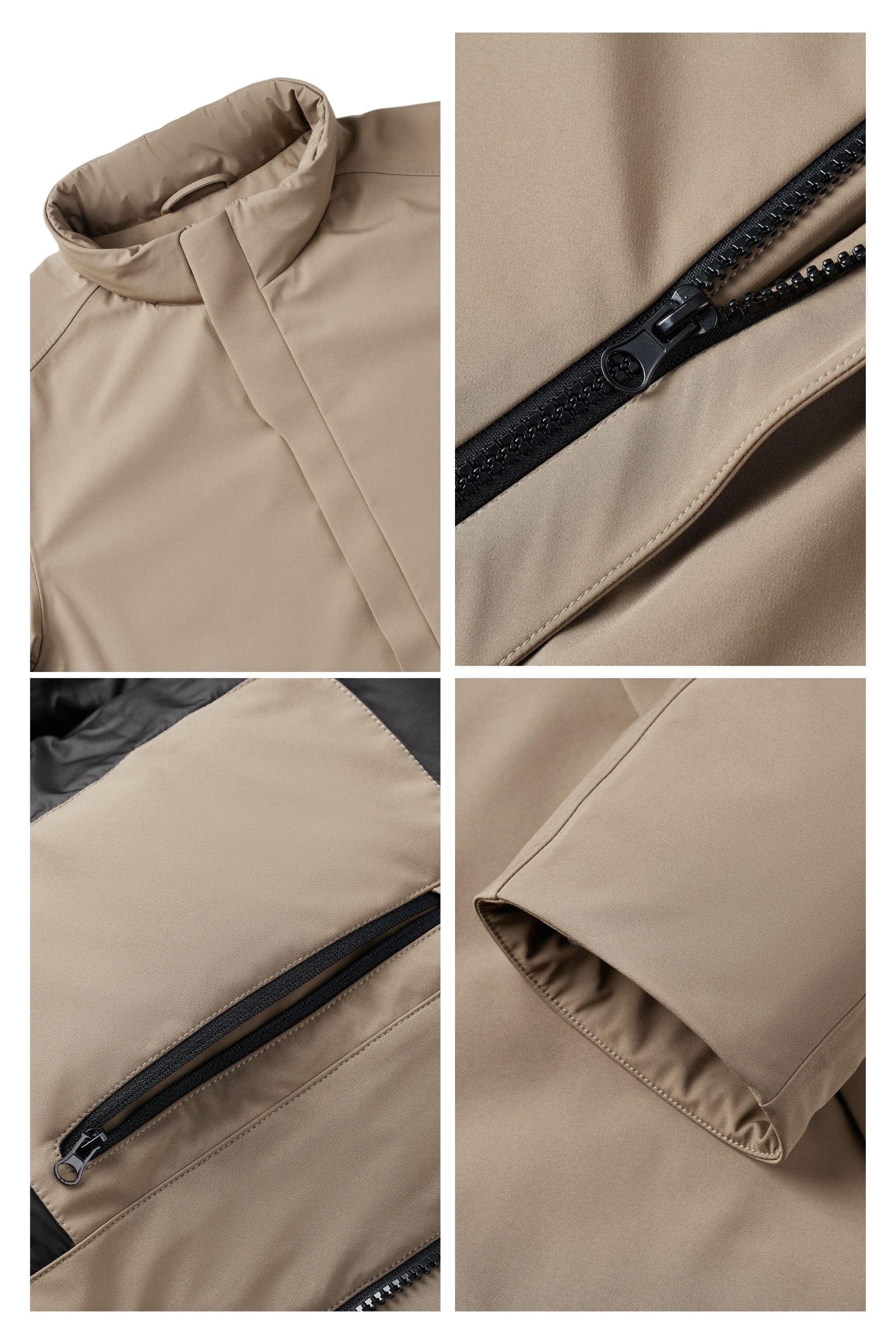 Men's Goose Down Windbreaker 4151 — The Men's Goose Down Windbreaker, designed for optimal warmth and style — view 4; waterproof