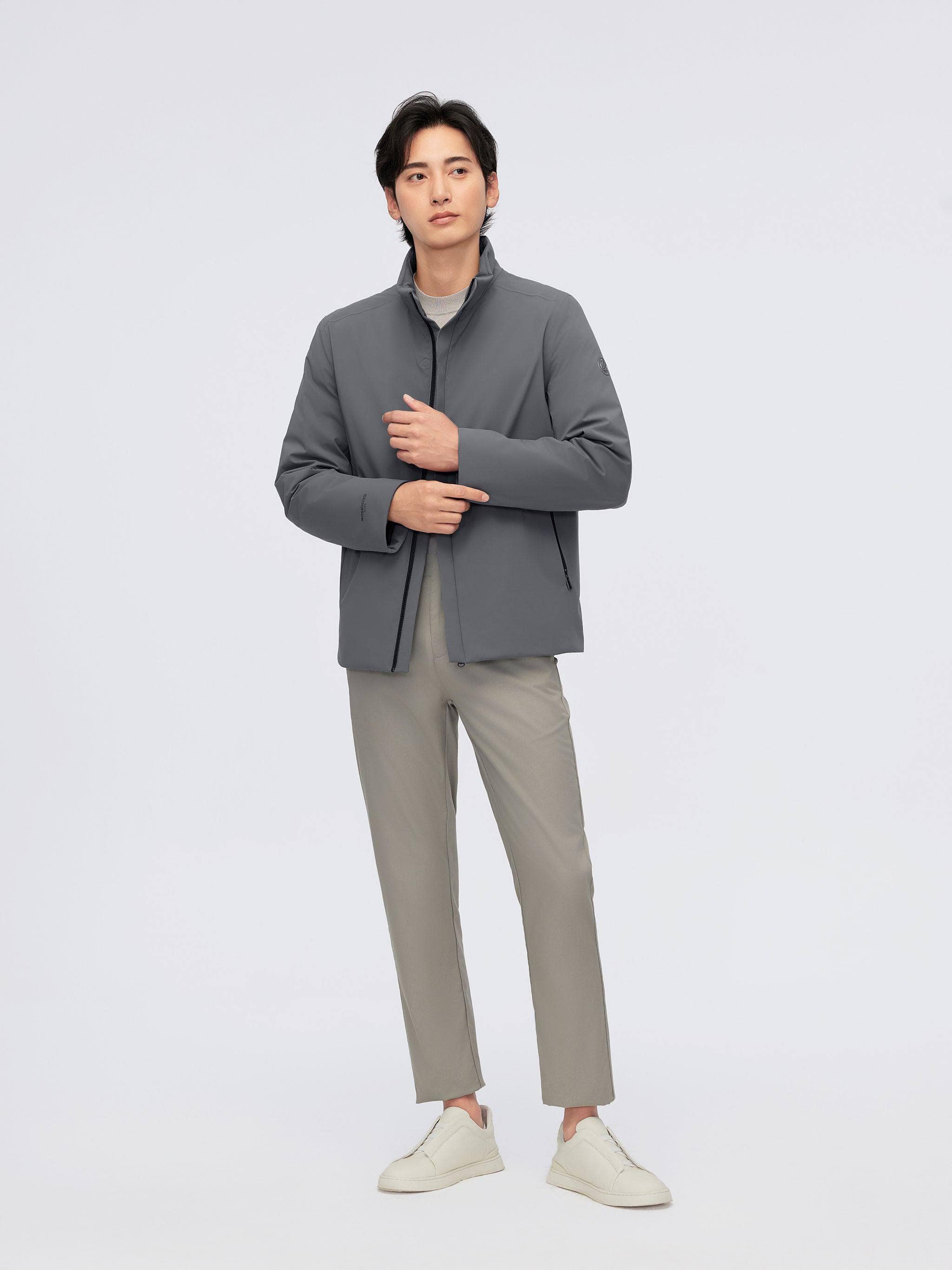 Men's Goose Down Windbreaker 4151 — The Men's Goose Down Windbreaker, designed for optimal warmth and style — view 6; waterproof