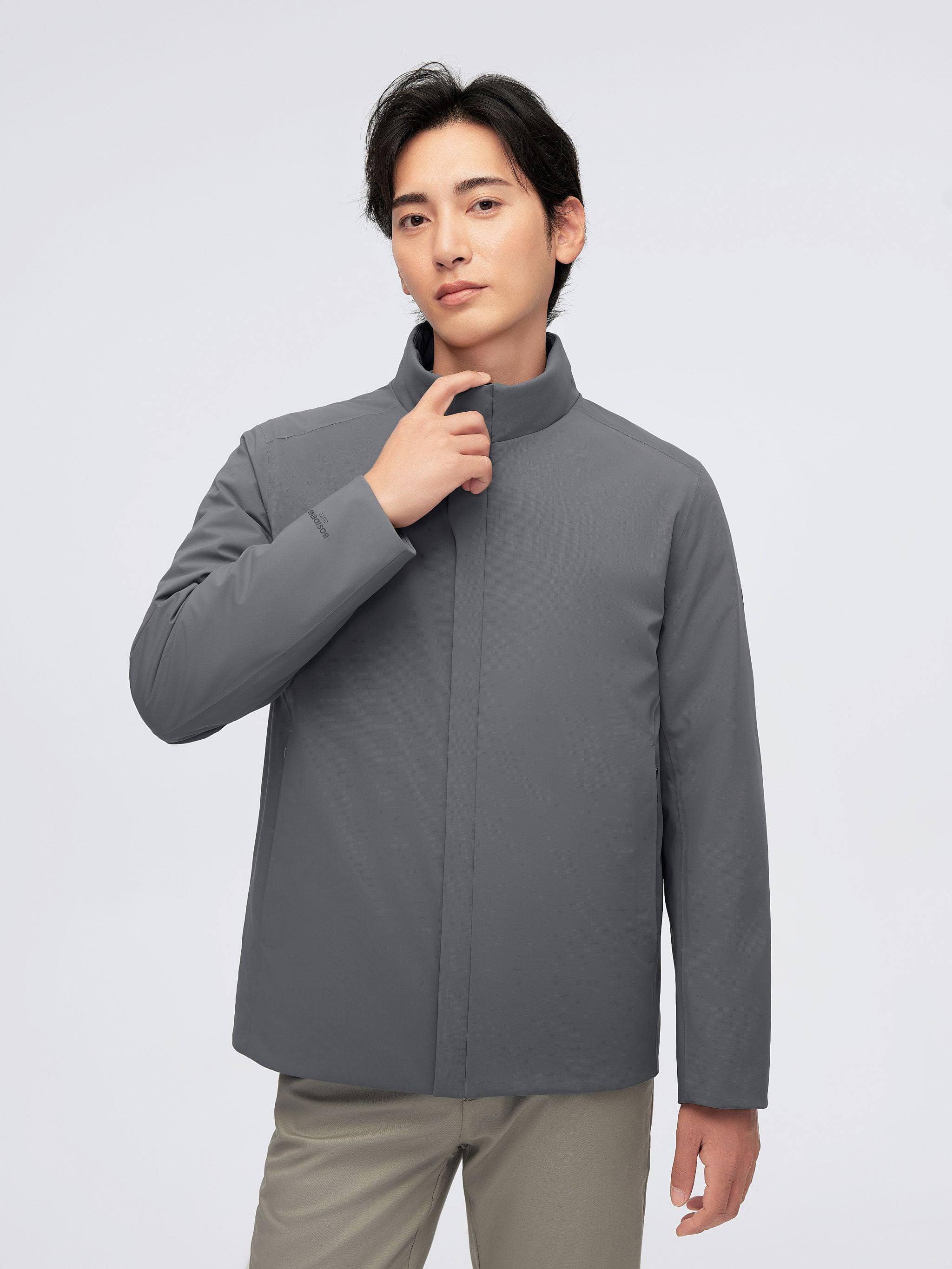 Men's Goose Down Windbreaker 4151 — The Men's Goose Down Windbreaker, designed for optimal warmth and style — view 5; waterproof