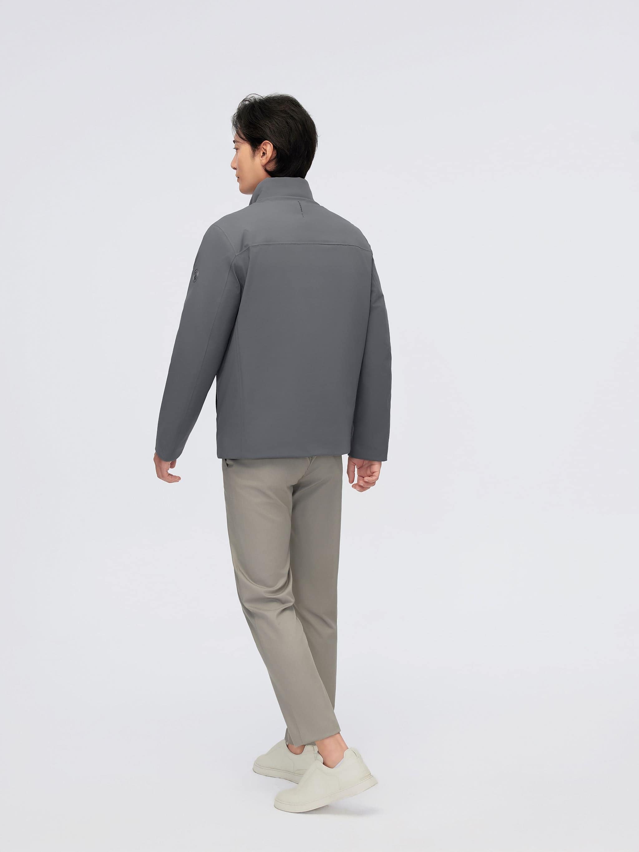 Men's Goose Down Windbreaker 4151 — The Men's Goose Down Windbreaker, designed for optimal warmth and style — view 7; waterproof