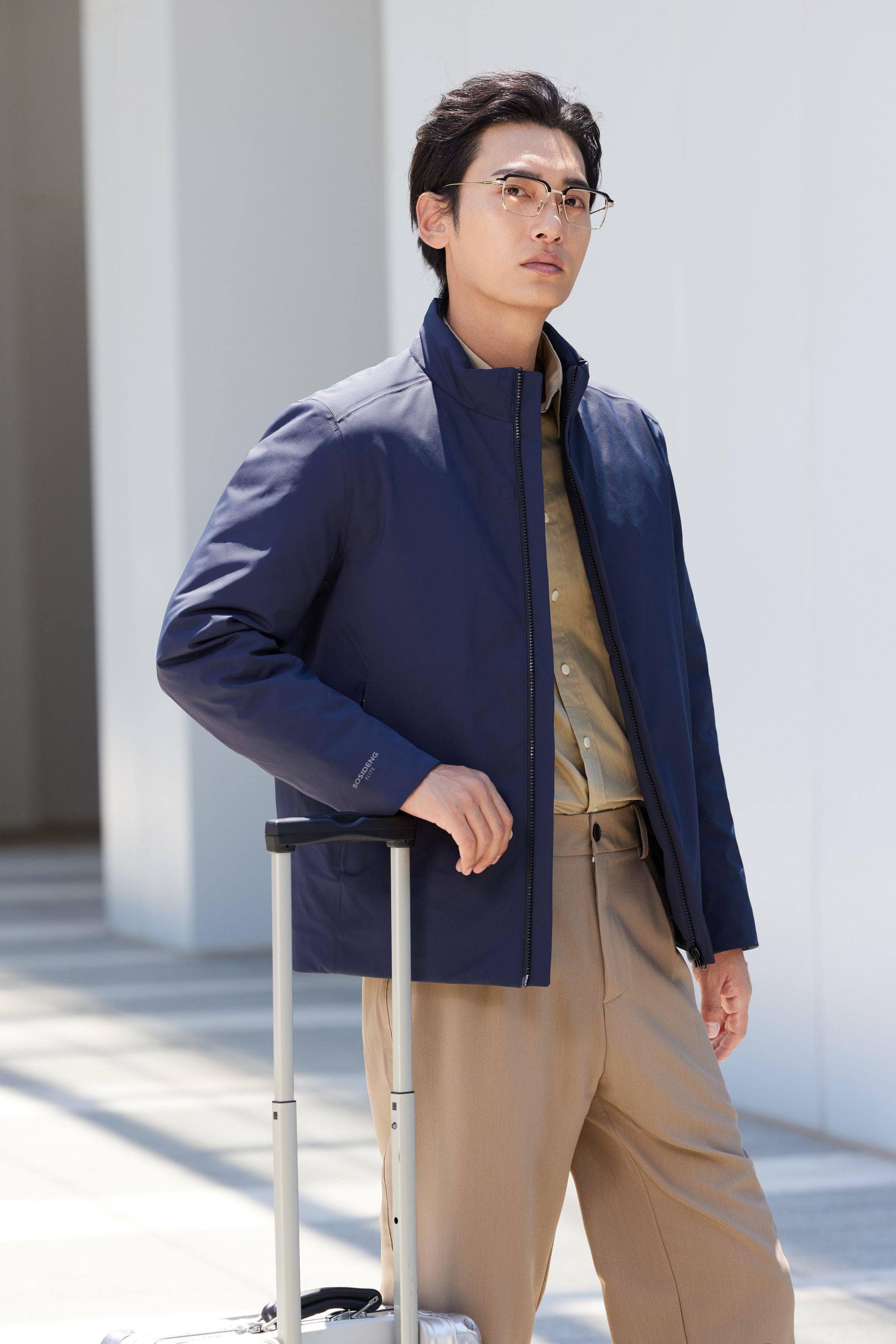Men's Goose Down Windbreaker 4151 — The Men's Goose Down Windbreaker, designed for optimal warmth and style — view 14; waterproof