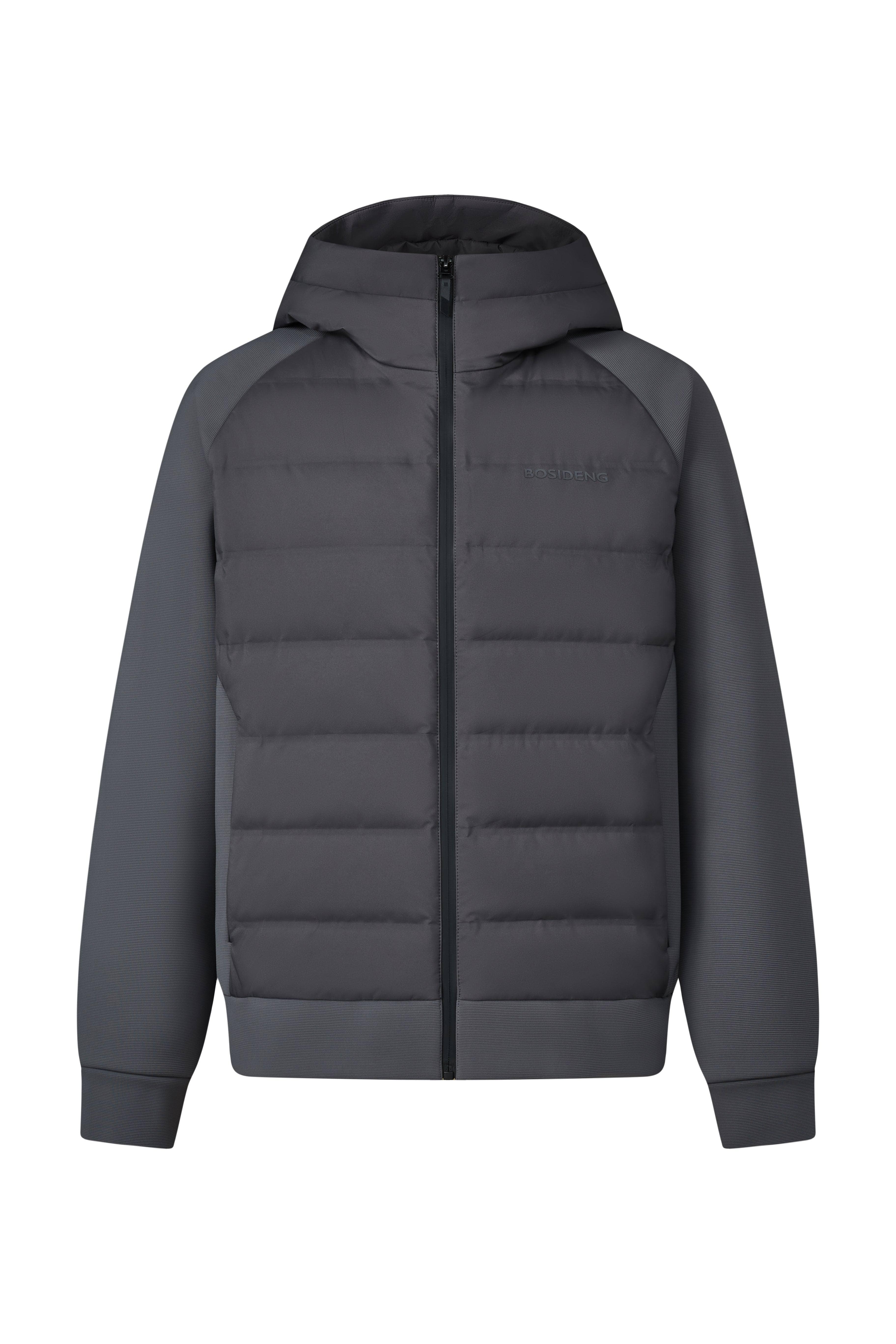 Men's Lightweight Hooded Goose Down Jacket 3701 — Introducing our Men's Lightweight Hooded Goose Down Jacket — view 7