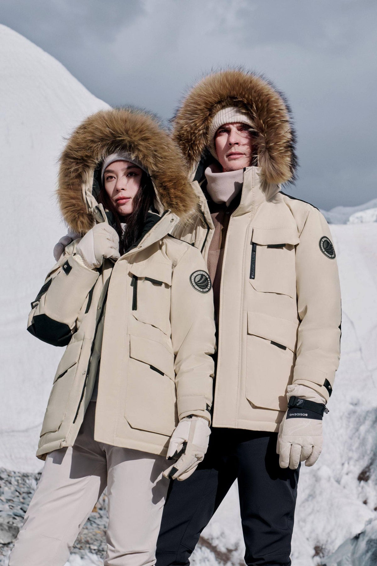 Classic Extreme Goose Down Fur Hood Parka 2317