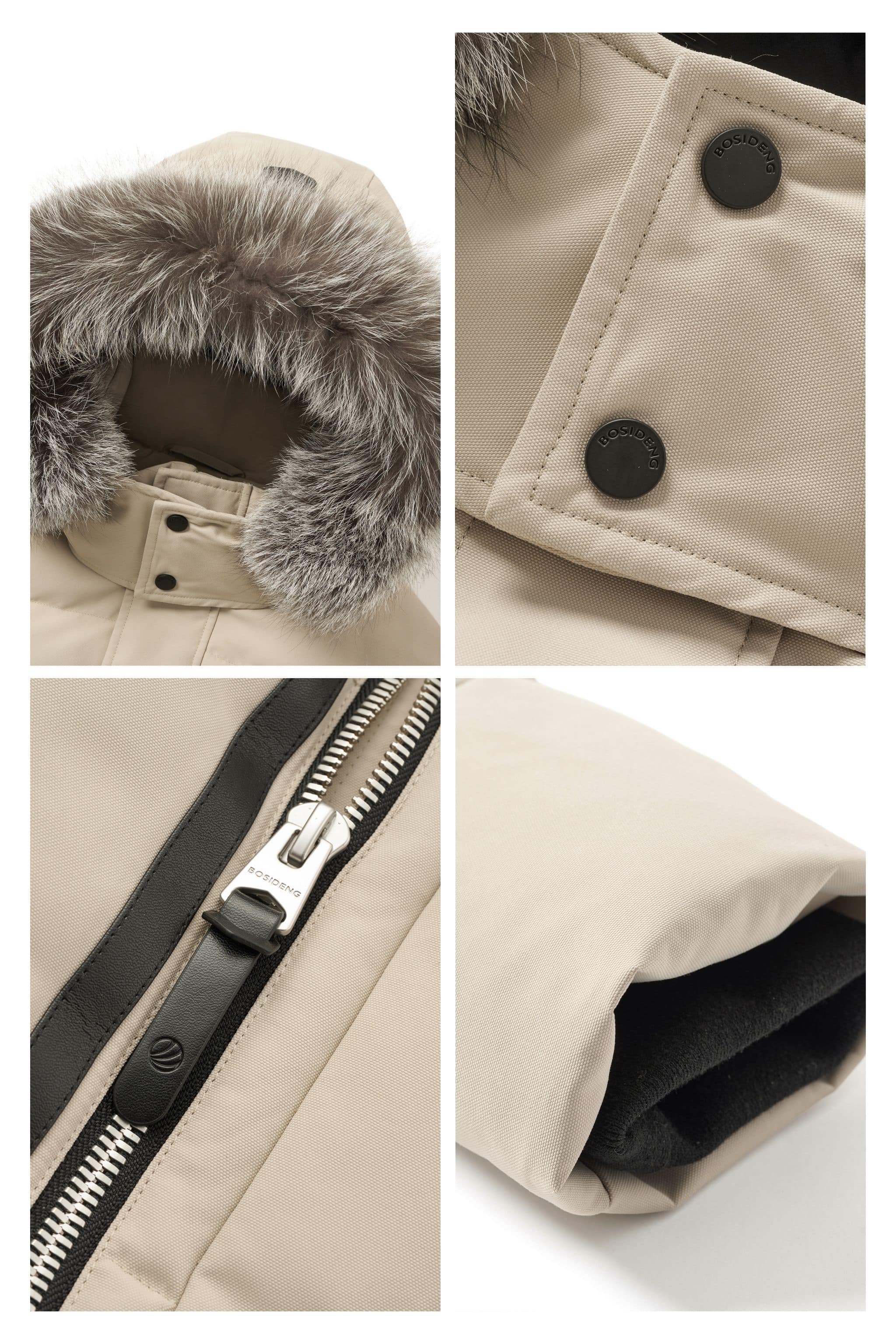 BOSIDENG 2024 Premium Business Men's Goose Down Jacket With Hood Jackets