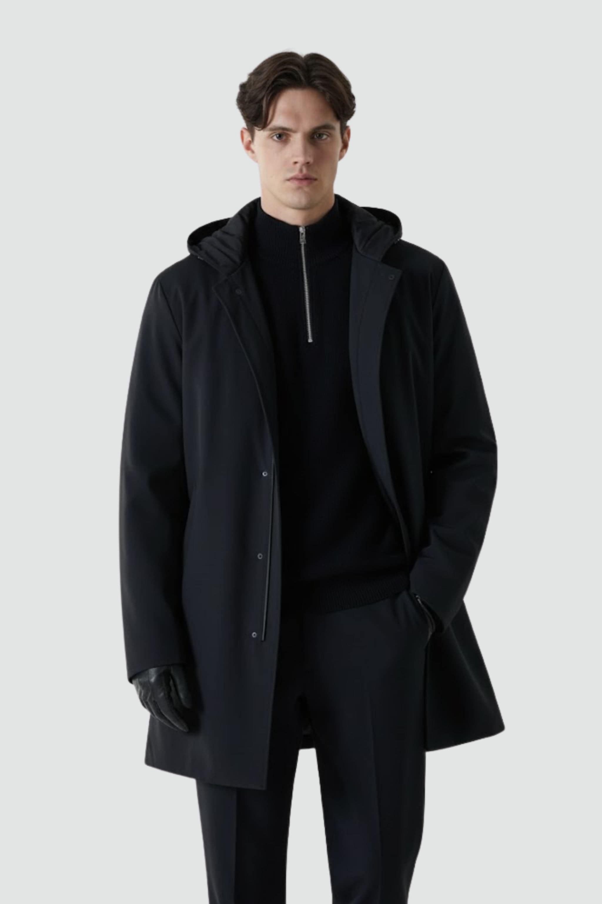 BOSIDENG 2024 Premium Business Men's Goose Down Mac With Hood 4733 Jackets