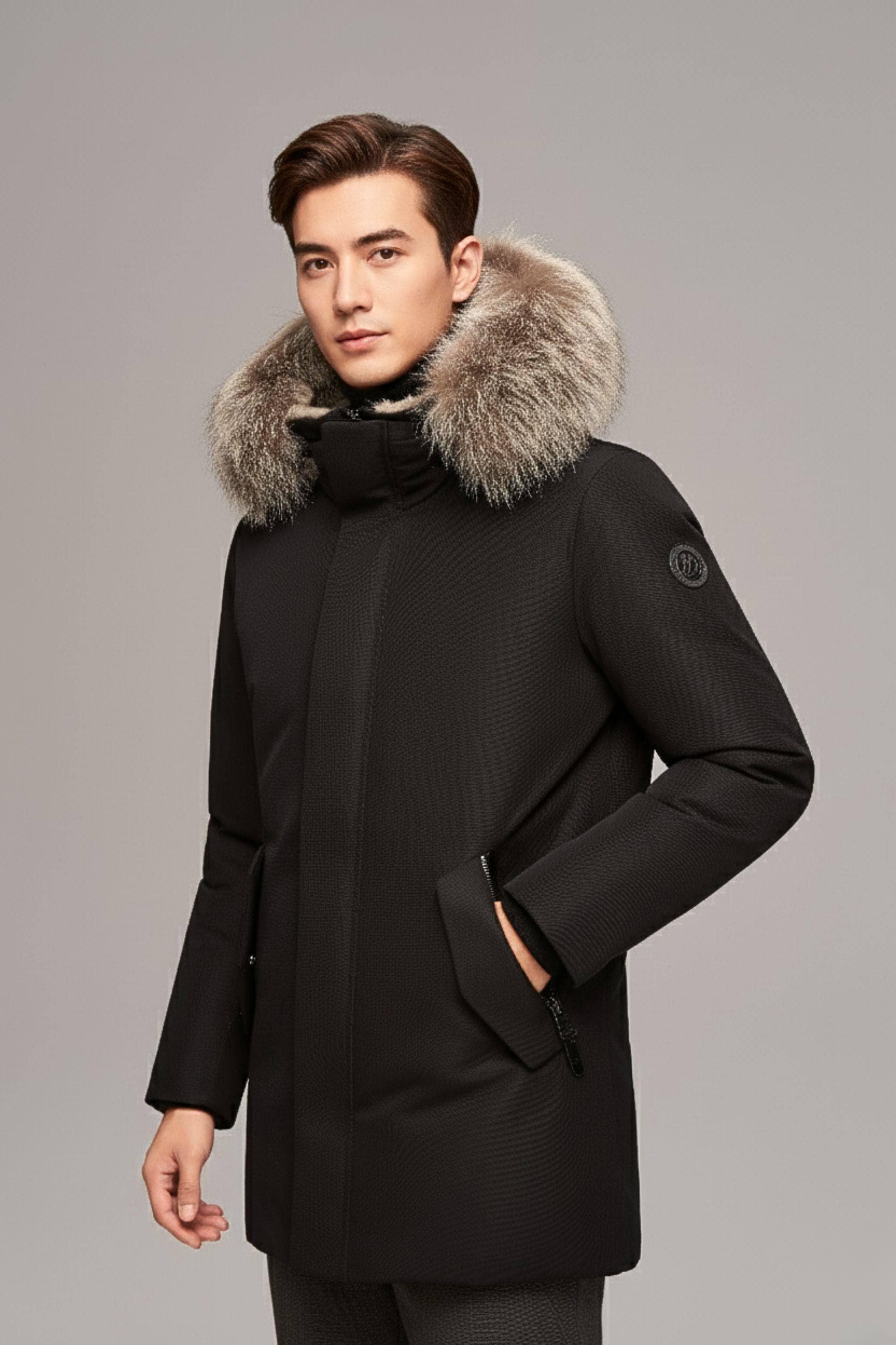 BOSIDENG 2024 Premium Business Men's Goose Down Mac With Hood 4781 Jackets