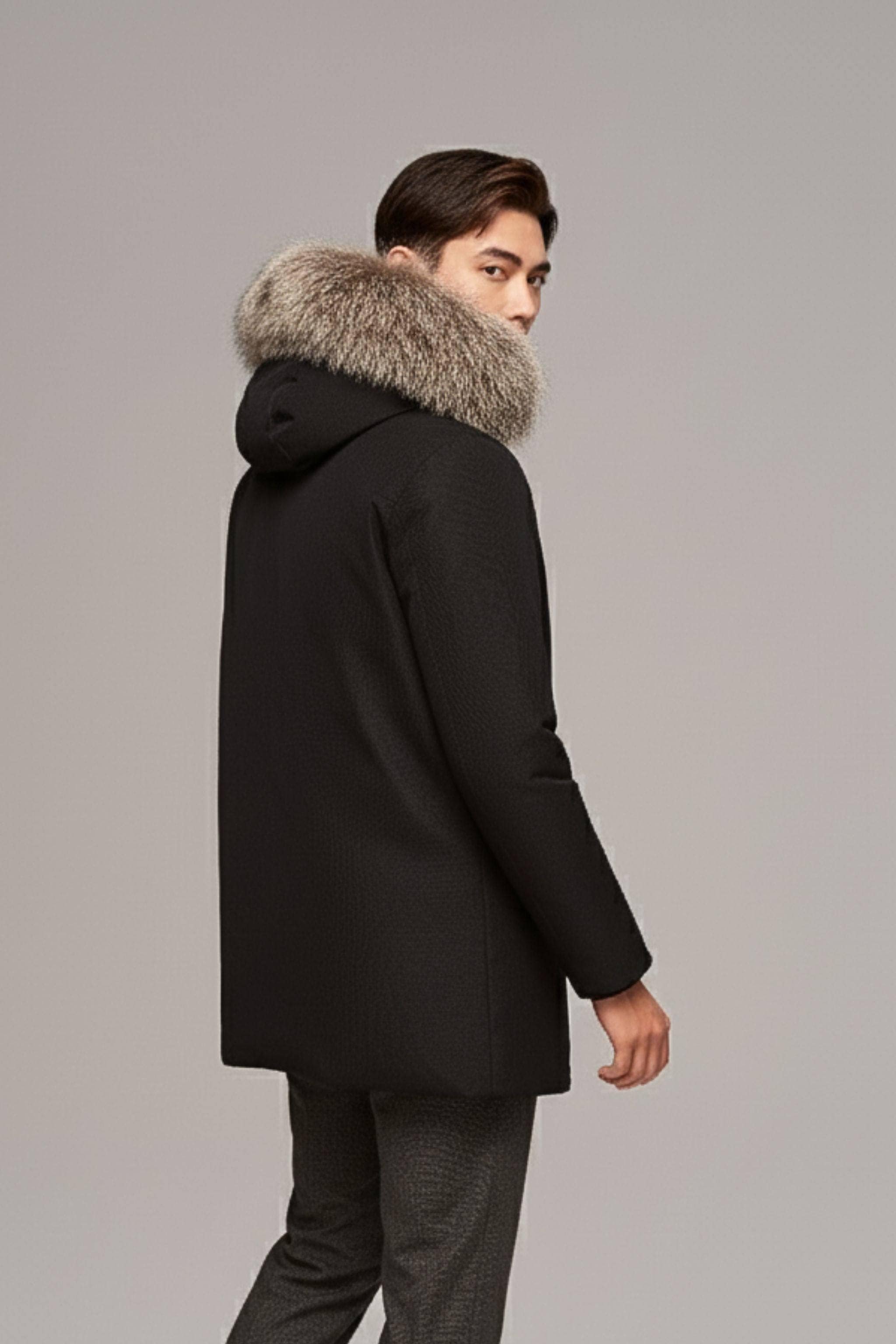 BOSIDENG 2024 Premium Business Men's Goose Down Mac With Hood 4781 Jackets