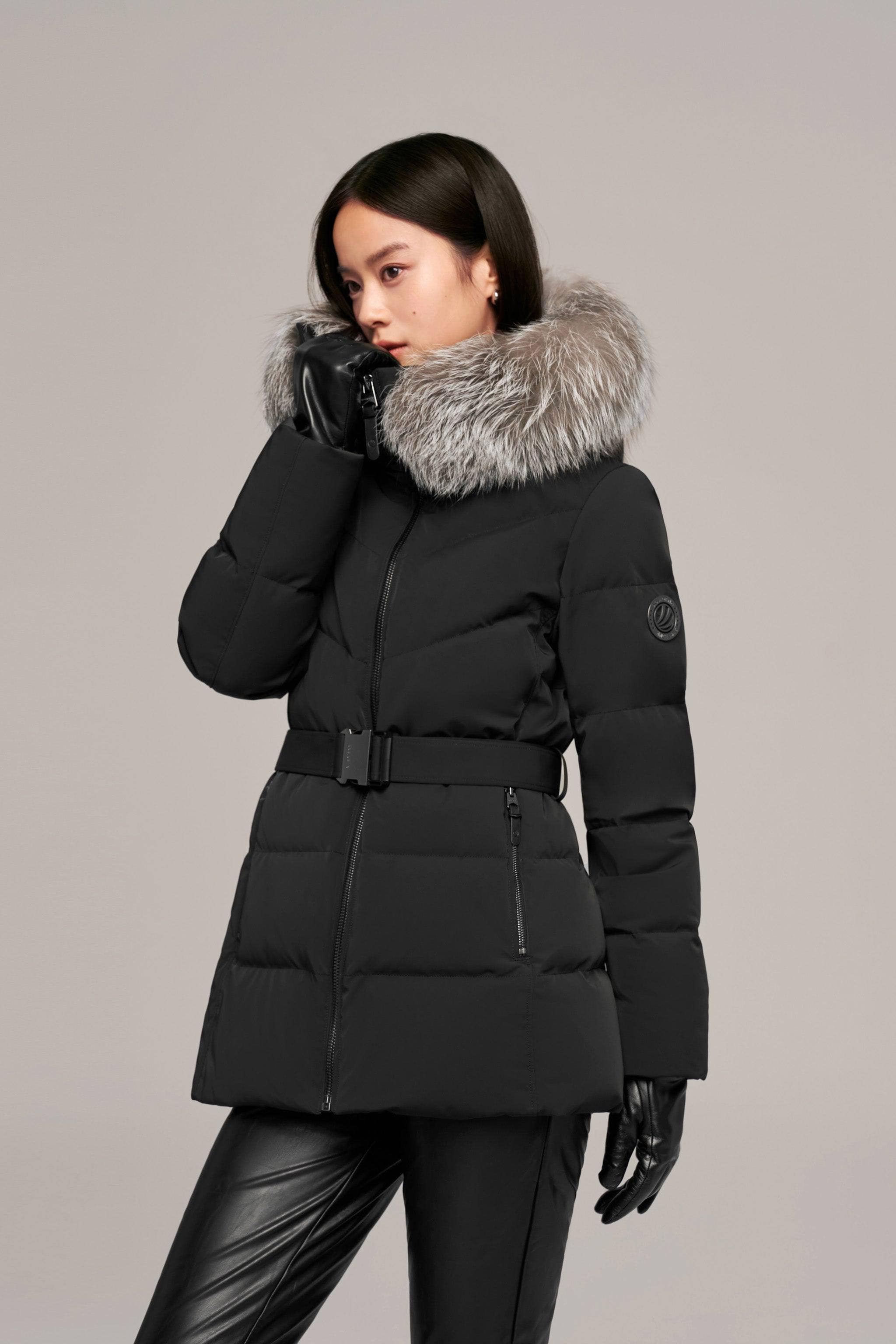 BOSIDENG 2024 Premium Business Women's Goose Down Jacket With Hood Jackets