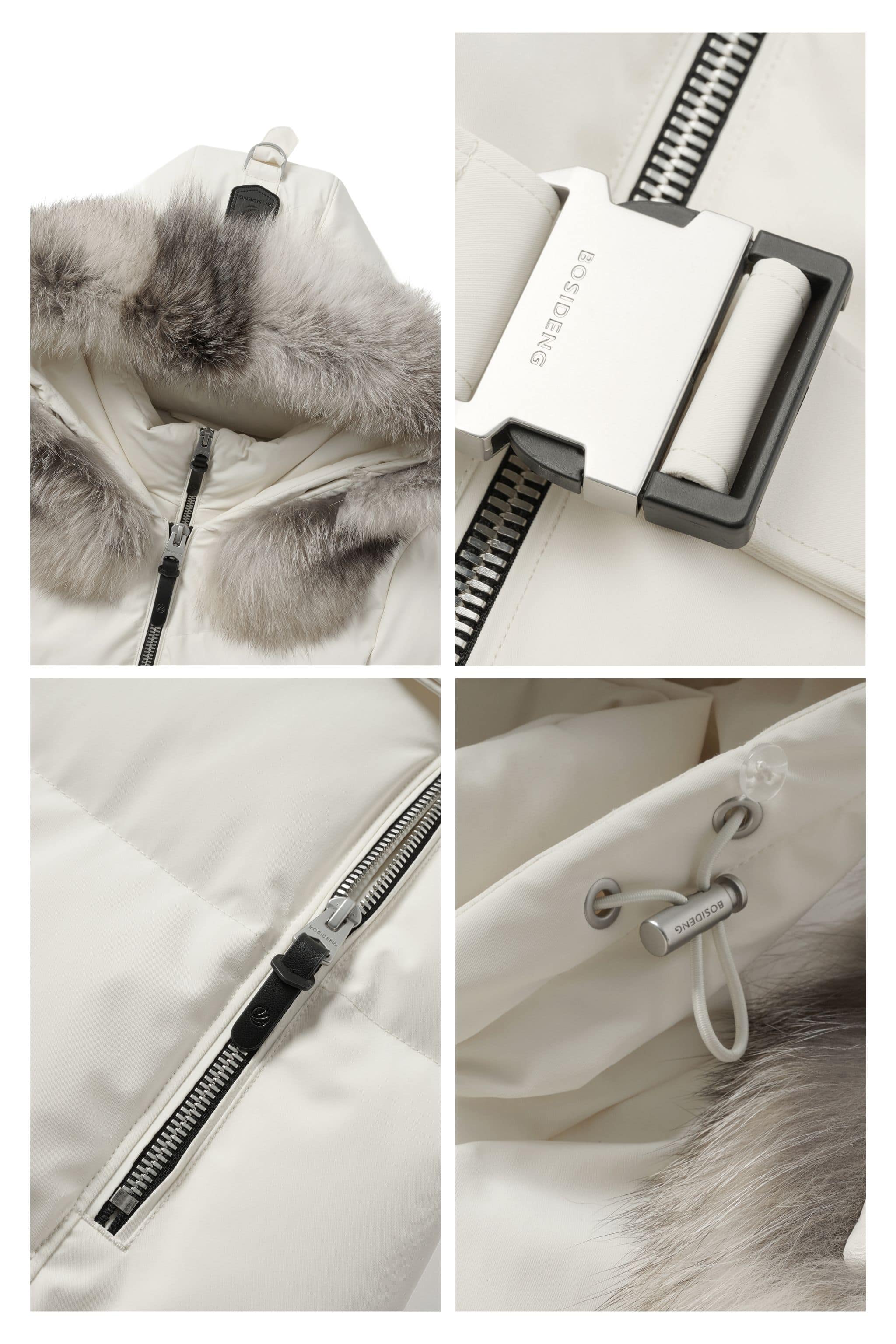 BOSIDENG 2024 Premium Business Women's Long Goose Down Coat Jackets