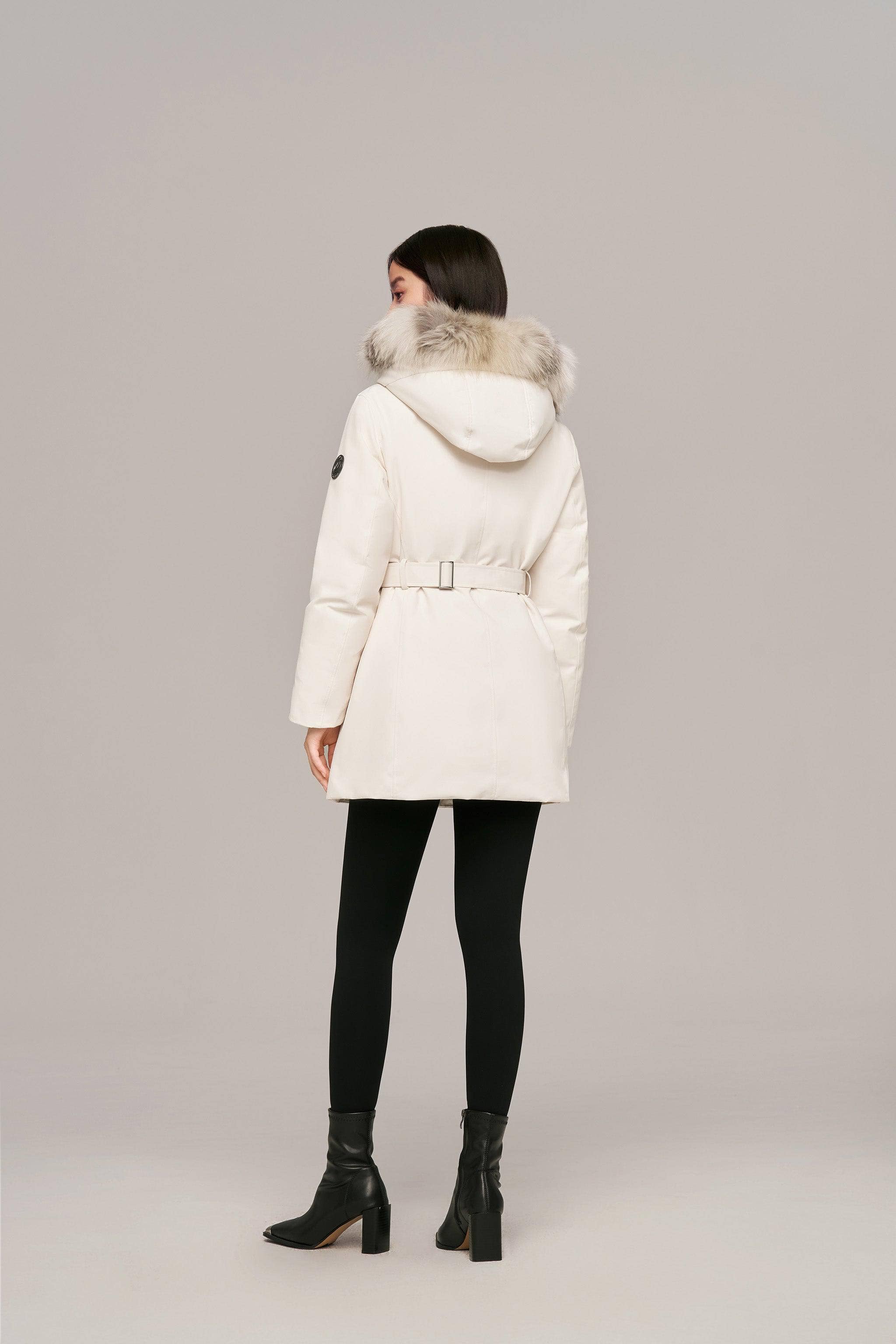 BOSIDENG 2024 Premium business women’s mid-length goose down coat Jackets