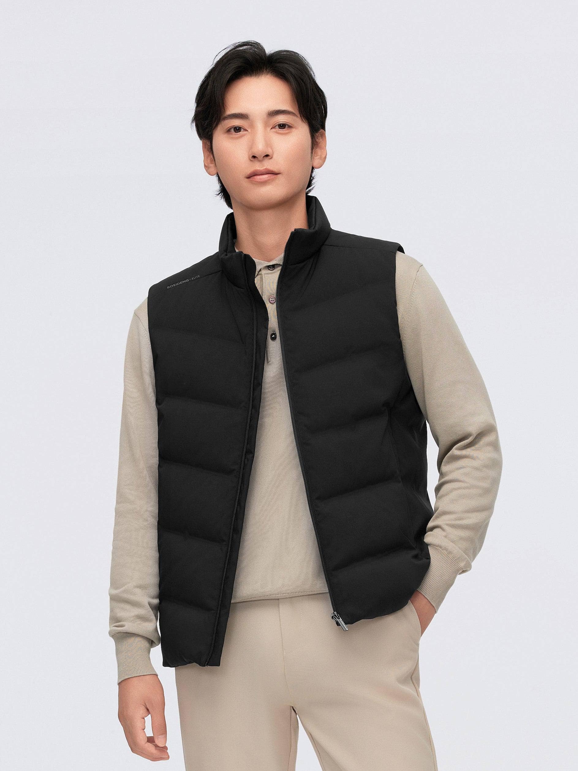 Men's Goose Down Smart Gilet 4101 — The Gilet blends optimal warmth and style with 700+ fill goose down — view 5; windproof