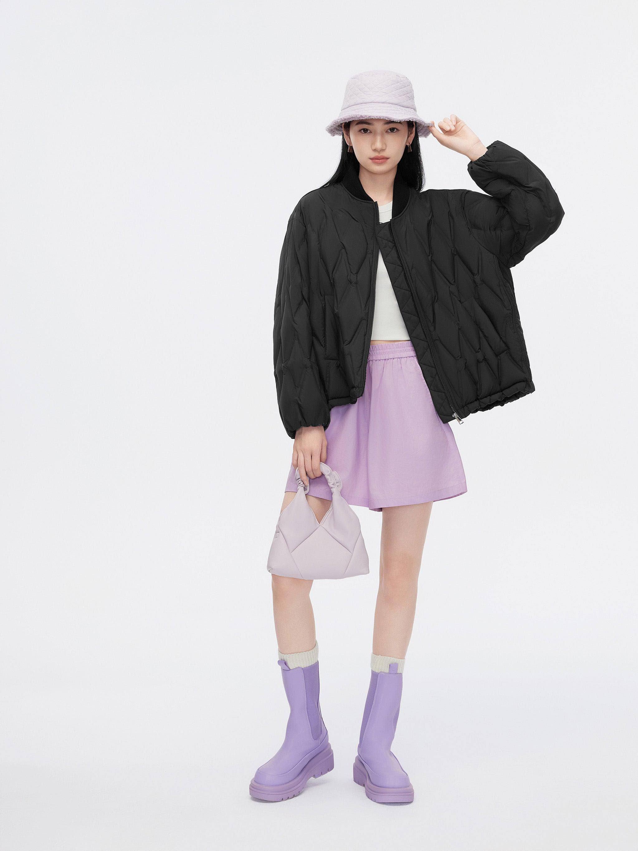 Women's Baseball Down Jacket 5306 — Experience a stylish blend of tradition and modernity with the Women's Baseball — view 16