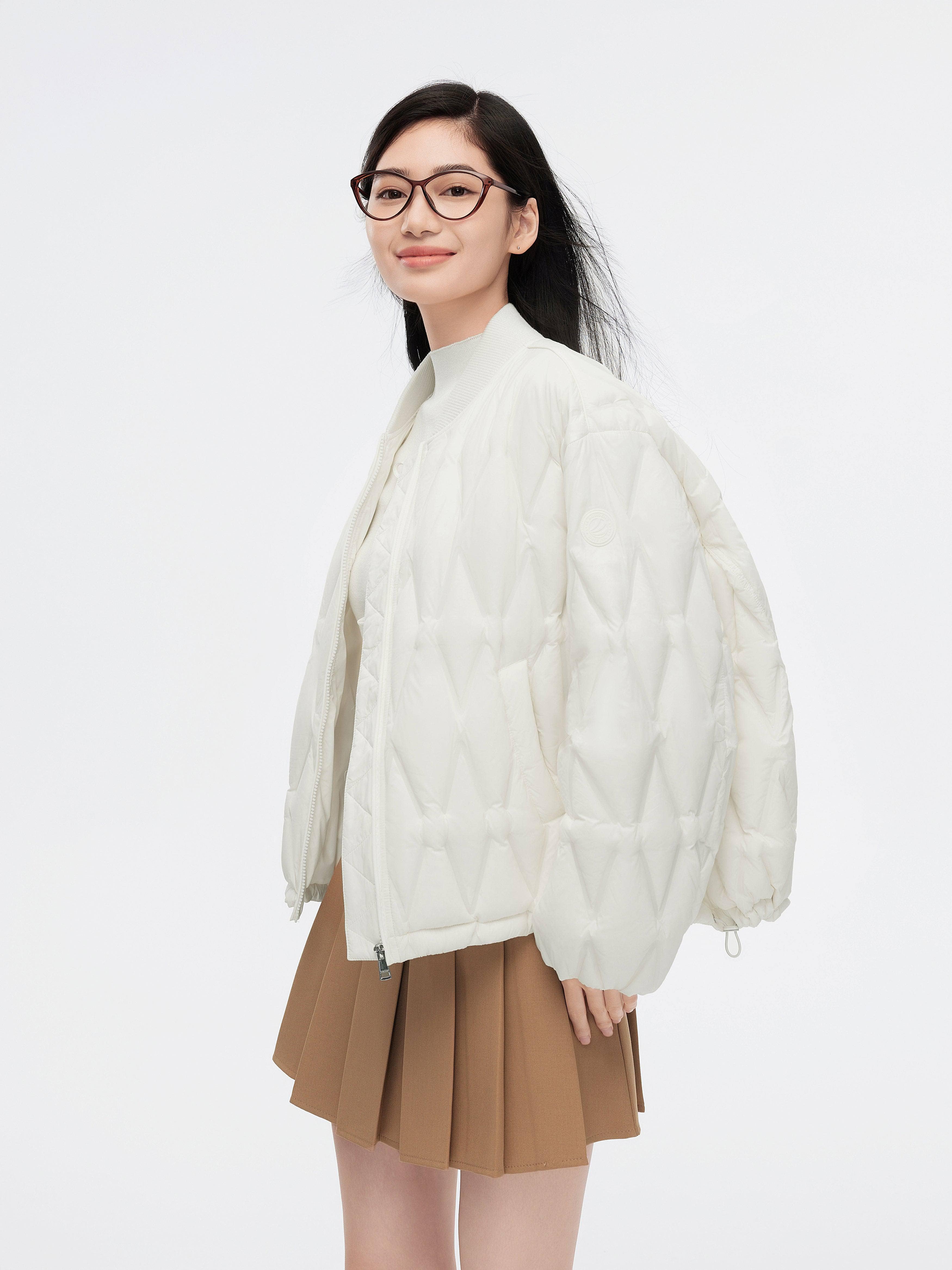 Women's Baseball Down Jacket 5306 — Experience a stylish blend of tradition and modernity with the Women's Baseball — view 12