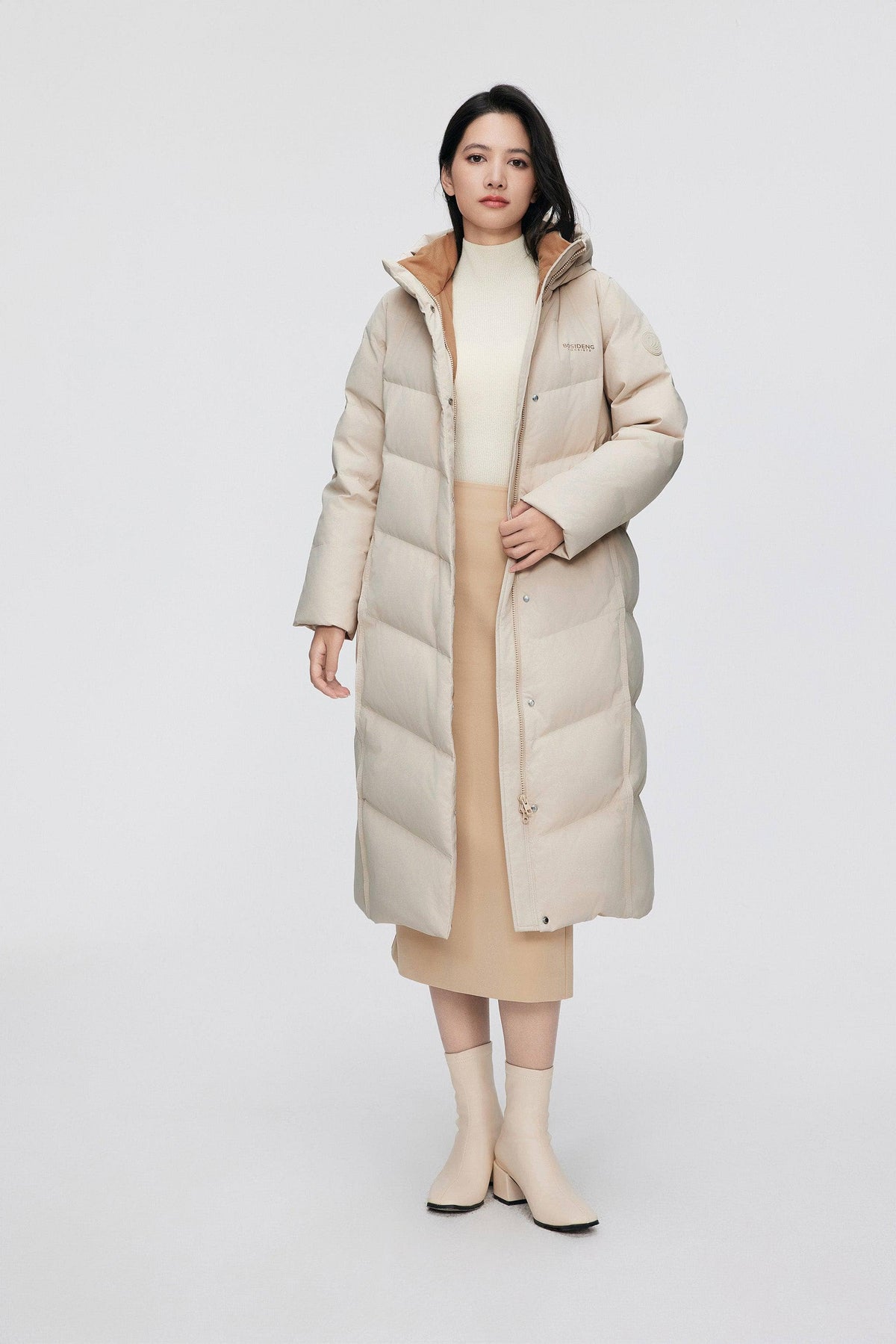 Women's full length down coat 5176