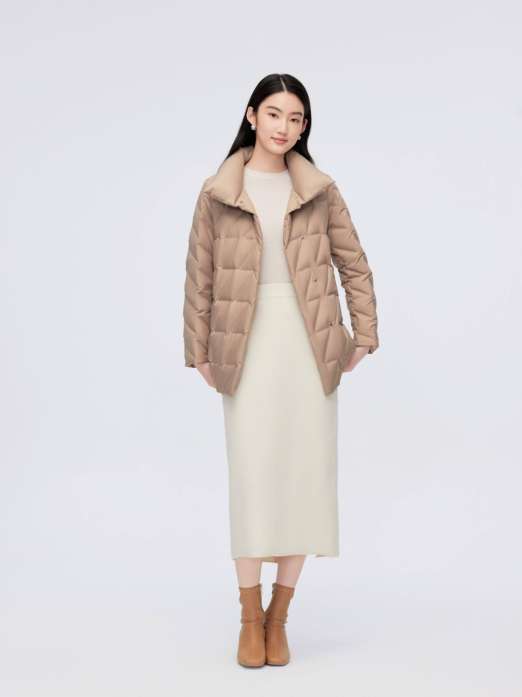 BOSIDENG 2024 Women's Goose Down Coat 4142