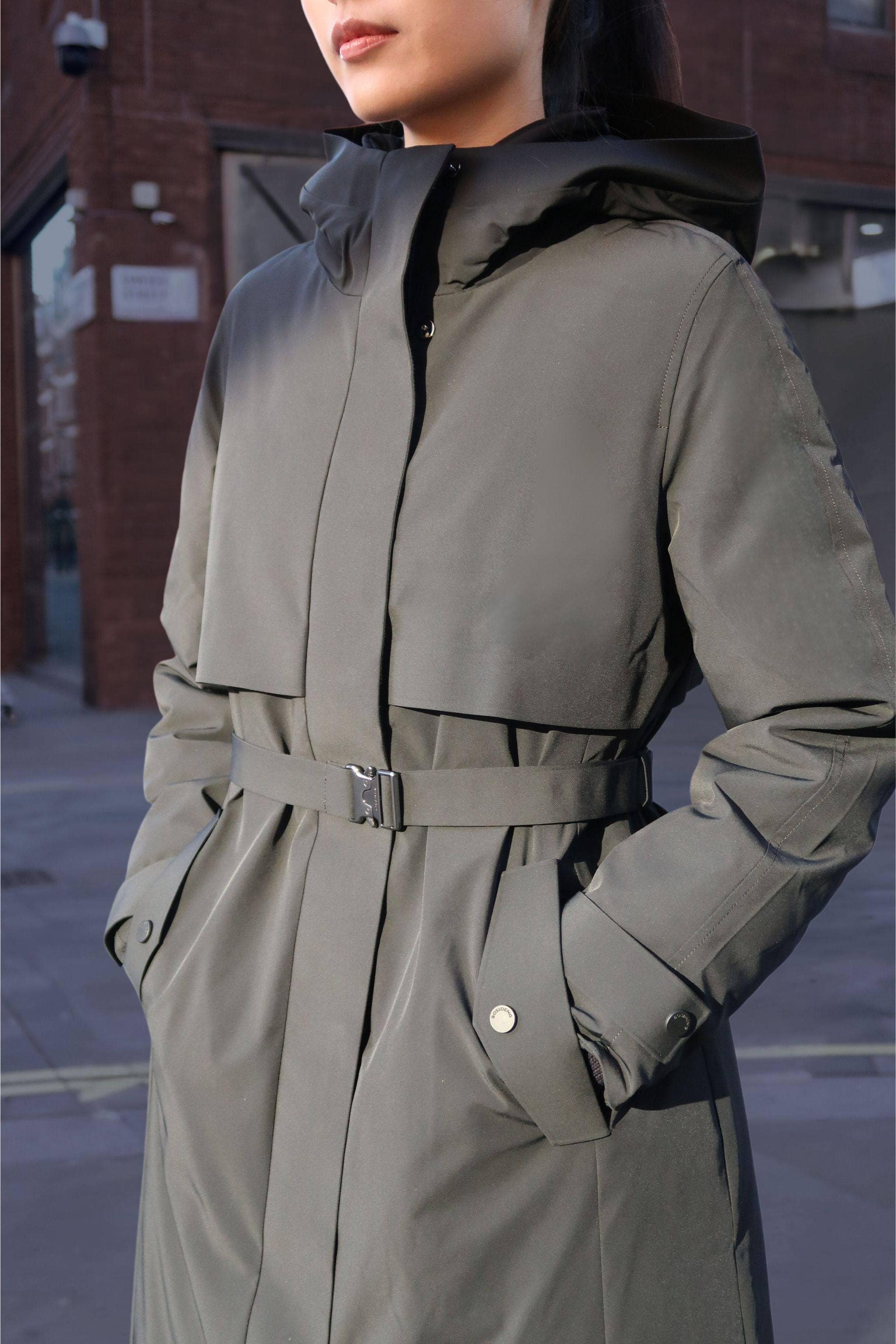 BOSIDENG 2024 Women's Goose Down Mac Jackets