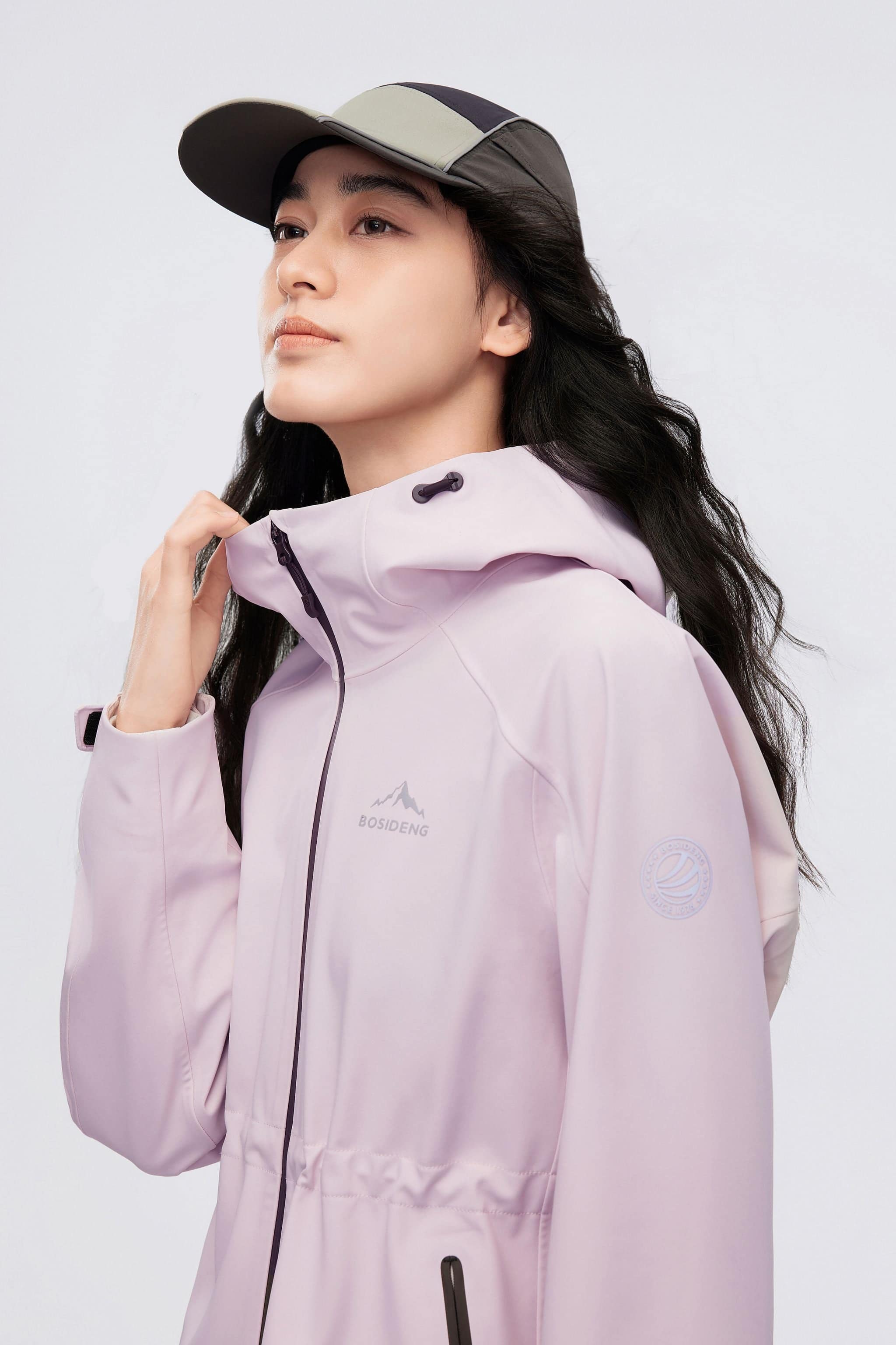Women's Hooded Soft Shell Functional Jacket 2024 — design prioritises functionality against the elements — view 12; water-resistant, windproof