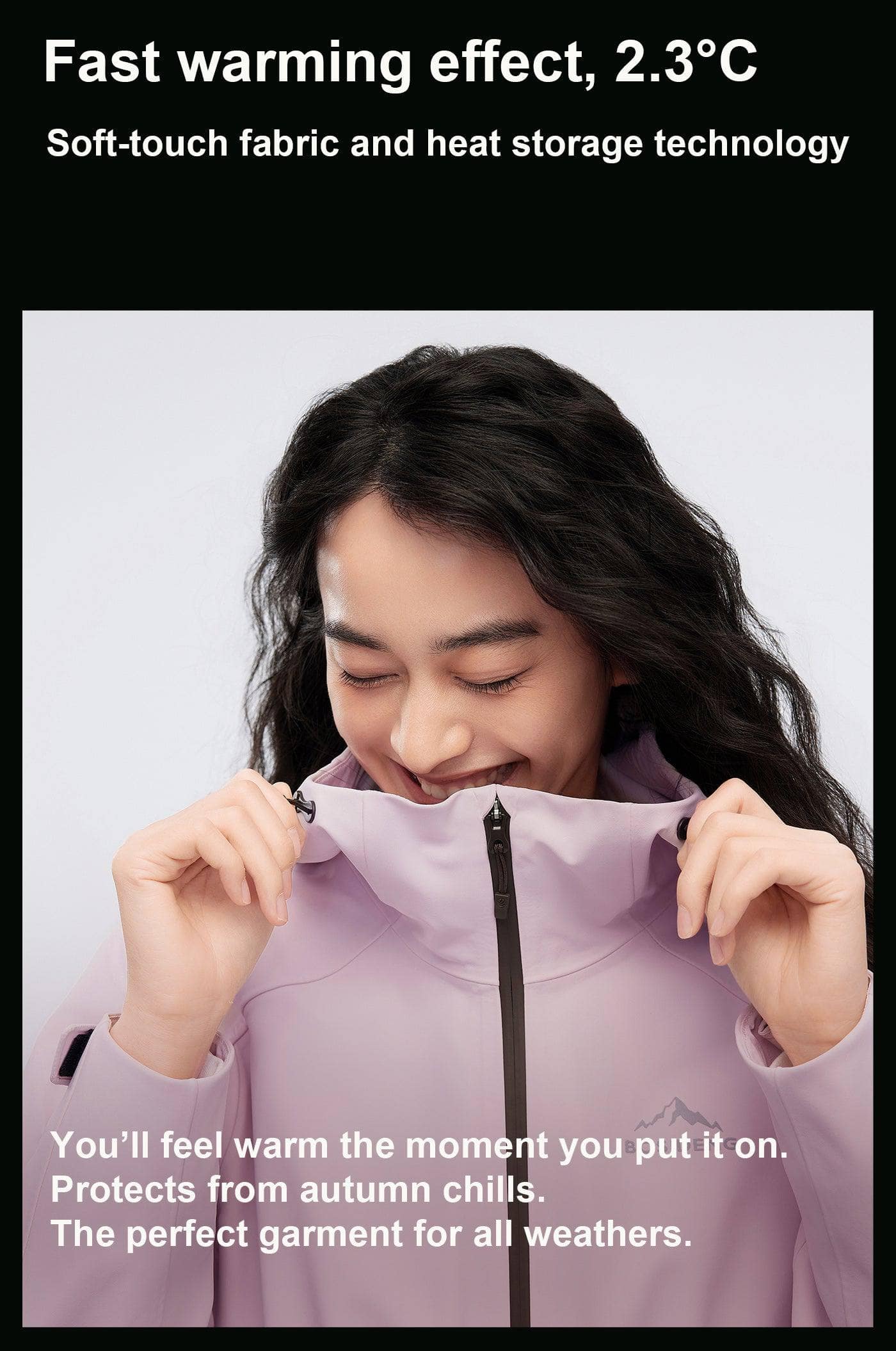 Women's Hooded Soft Shell Functional Jacket 2024 — design prioritises functionality against the elements — view 7; water-resistant, windproof