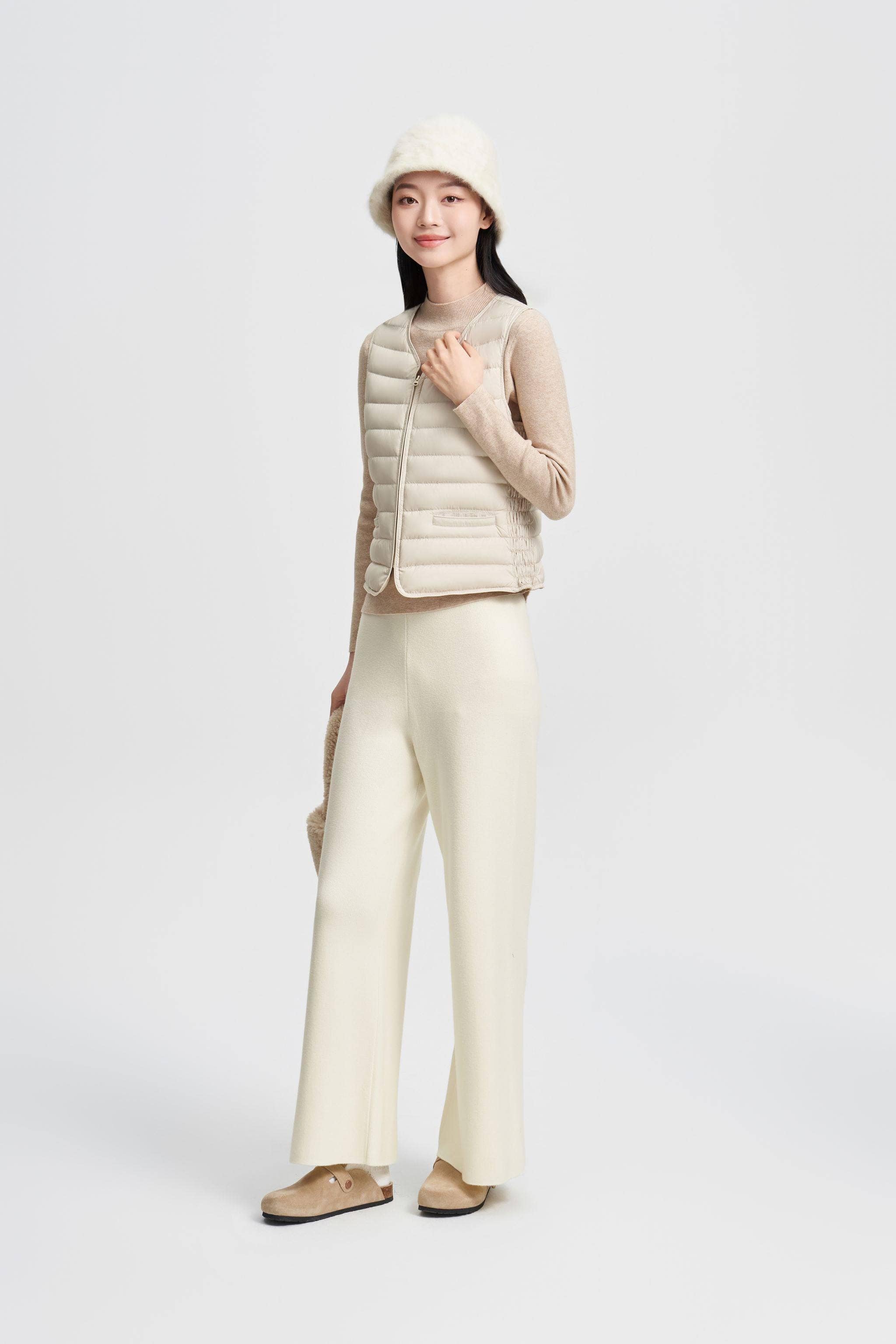 BOSIDENG 2024 Ultralight Down Gilet 0002 Gilet XXXS / Beige