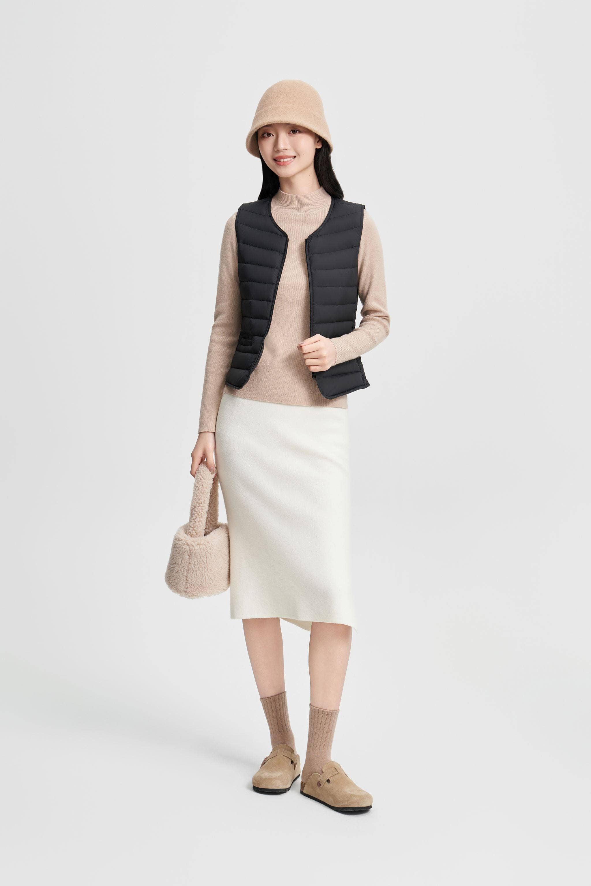 BOSIDENG 2024 Ultralight Down Gilet 0002 Gilet XXXS / Black