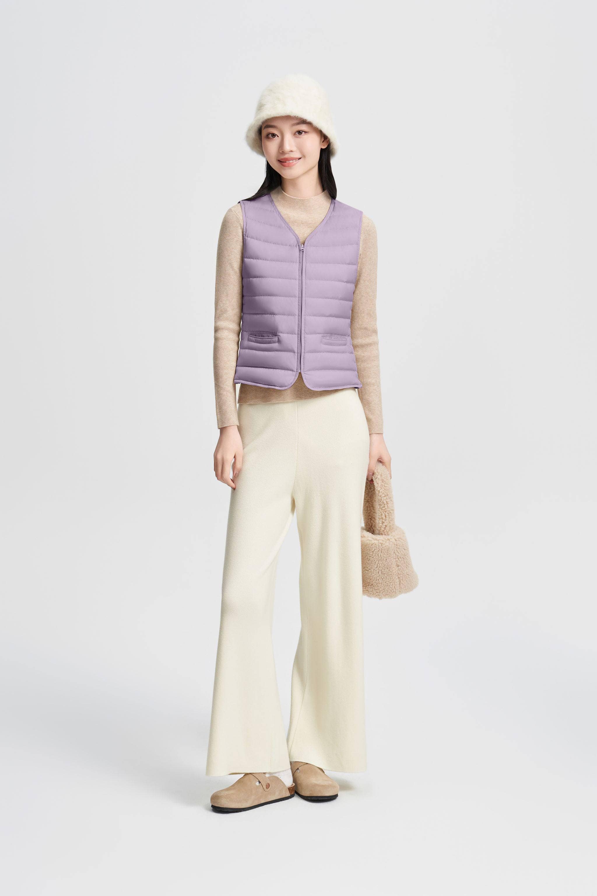 BOSIDENG 2024 Ultralight Down Gilet 0002 Gilet XXXS / Lavender