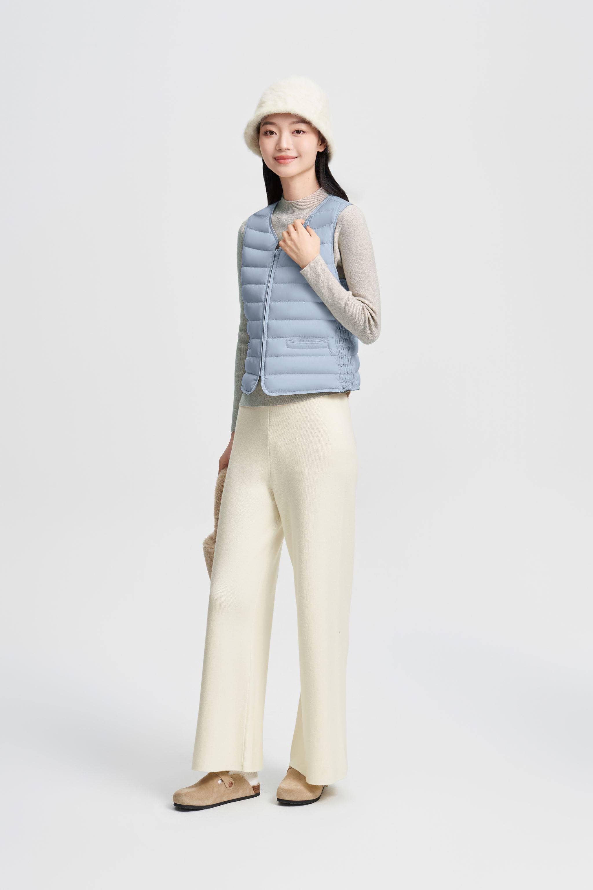 BOSIDENG 2024 Ultralight Down Gilet 0002 Gilet XXXS / Mist Blue