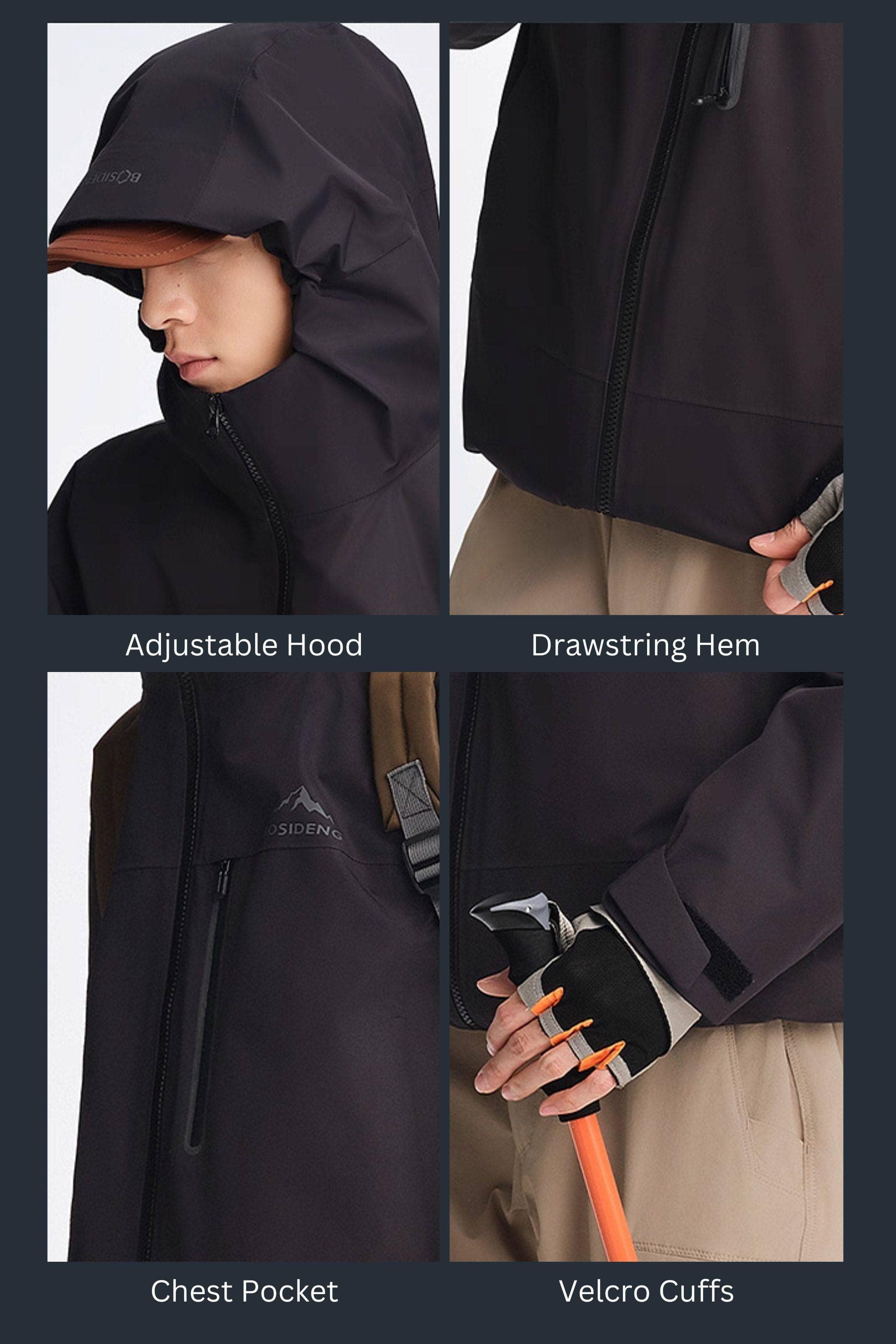 BOSIDENG 2025 All Weather Goose Down Jacket 1320 Jackets