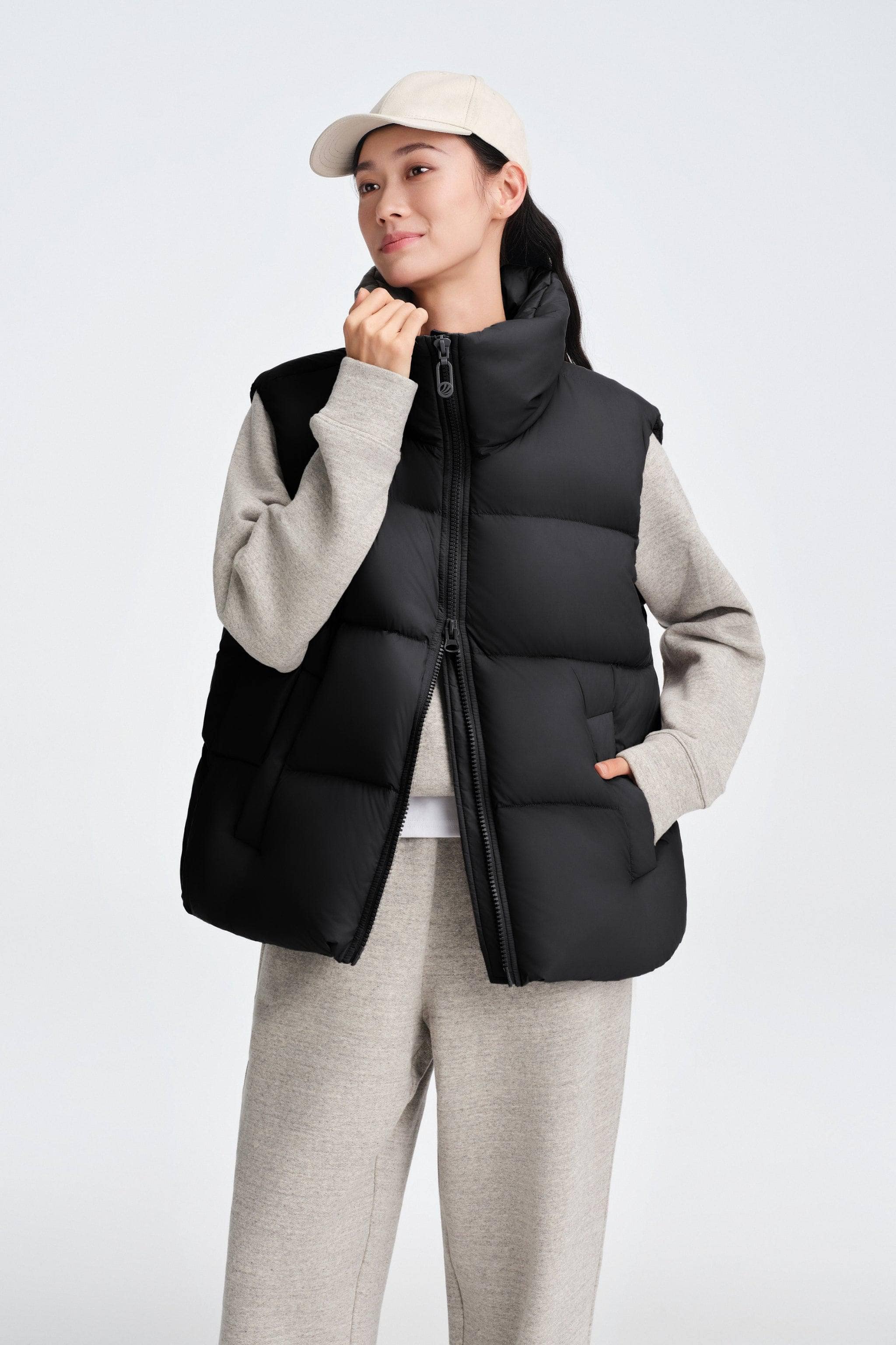 BOSIDENG 2025 Relaxed Fit Gilet Black / 4