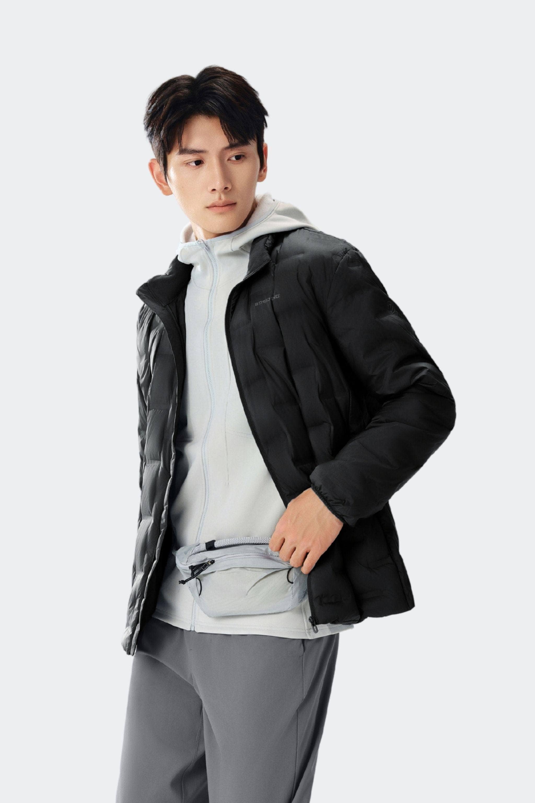 BOSIDENG 2025 Men's Goose Down Weightless Jacket 1033 Jacket Black / XS